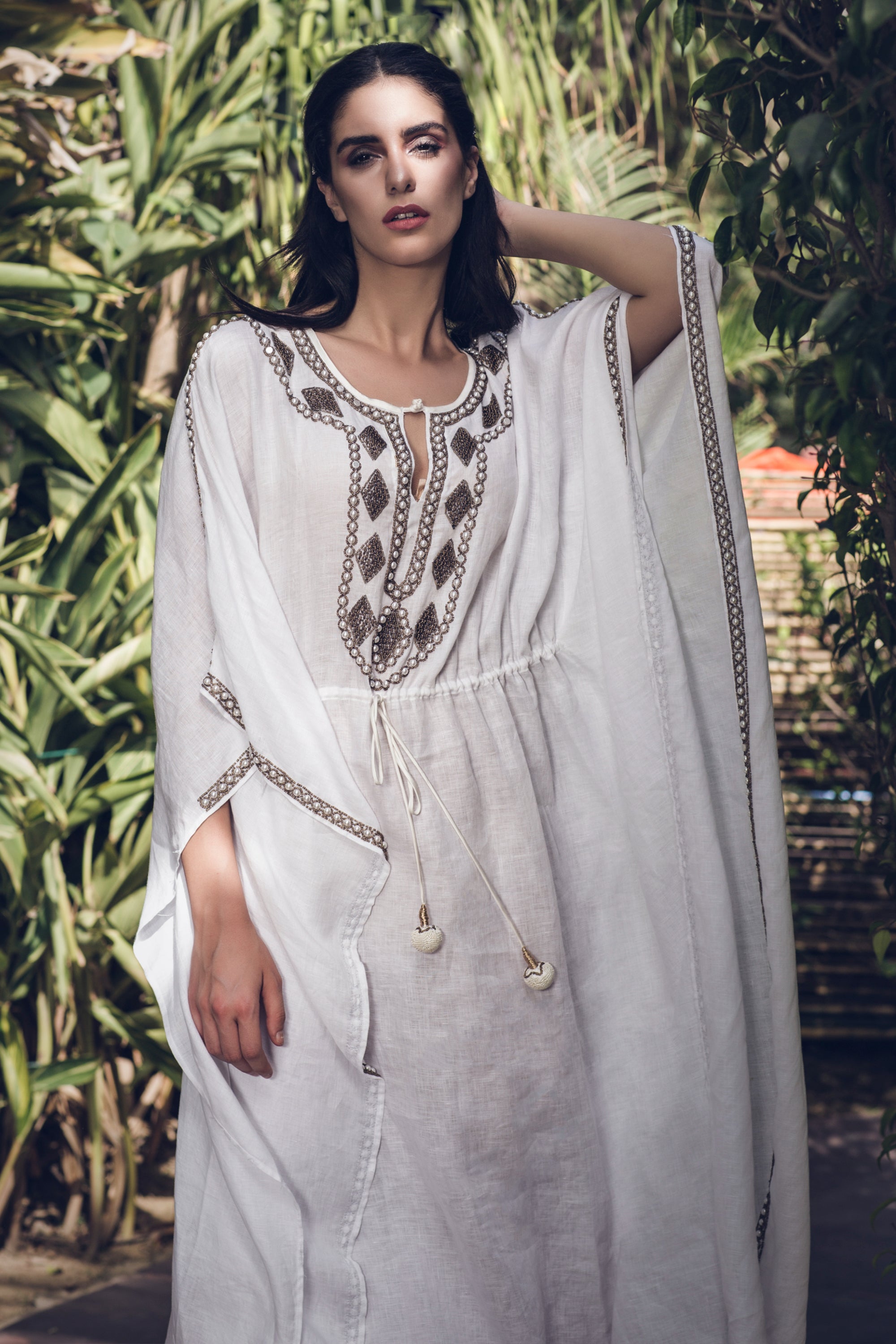 Shazia Embroidered Jalabiya