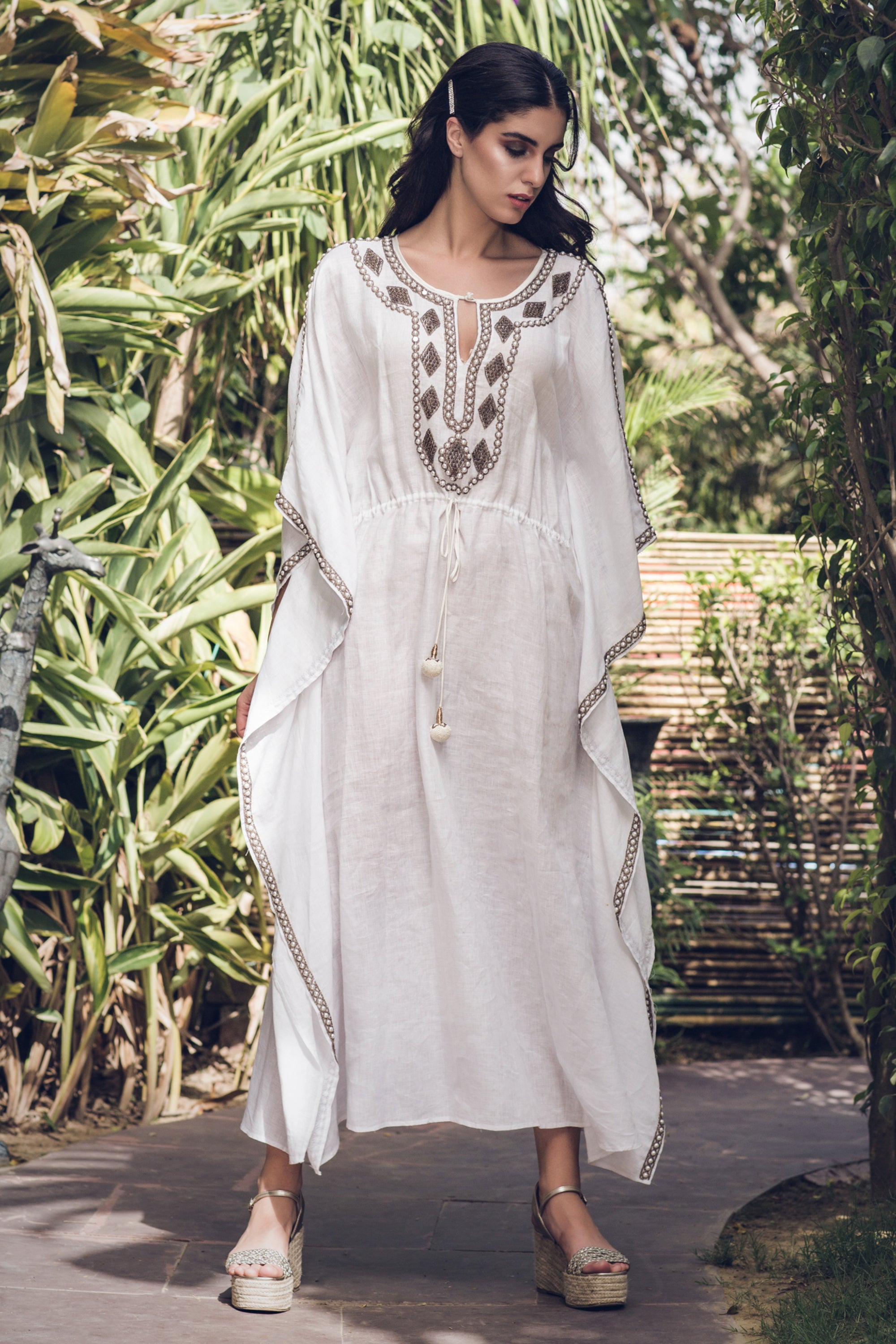 Shazia Embroidered Jalabiya