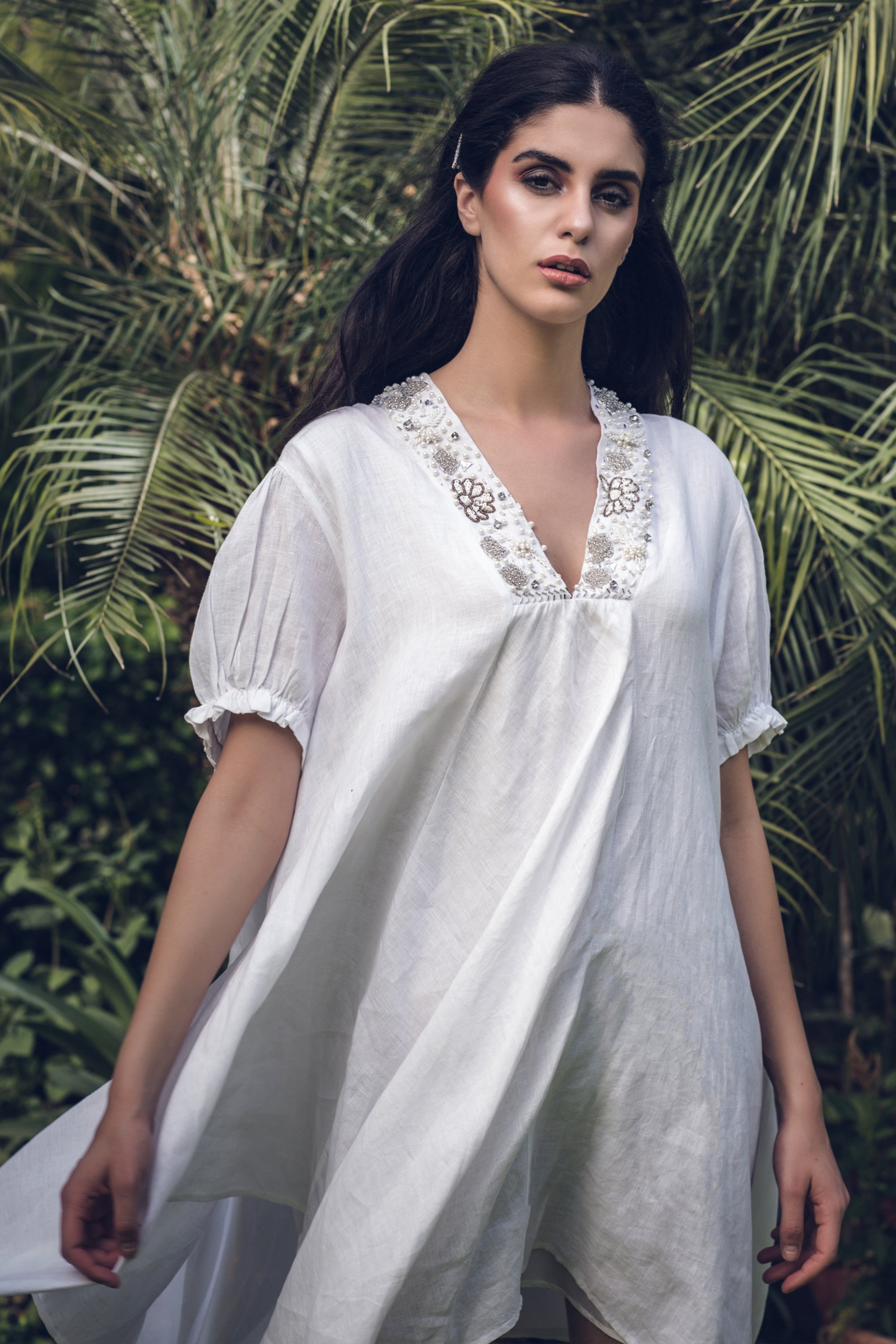 Kalila Embroidered Jalabiya