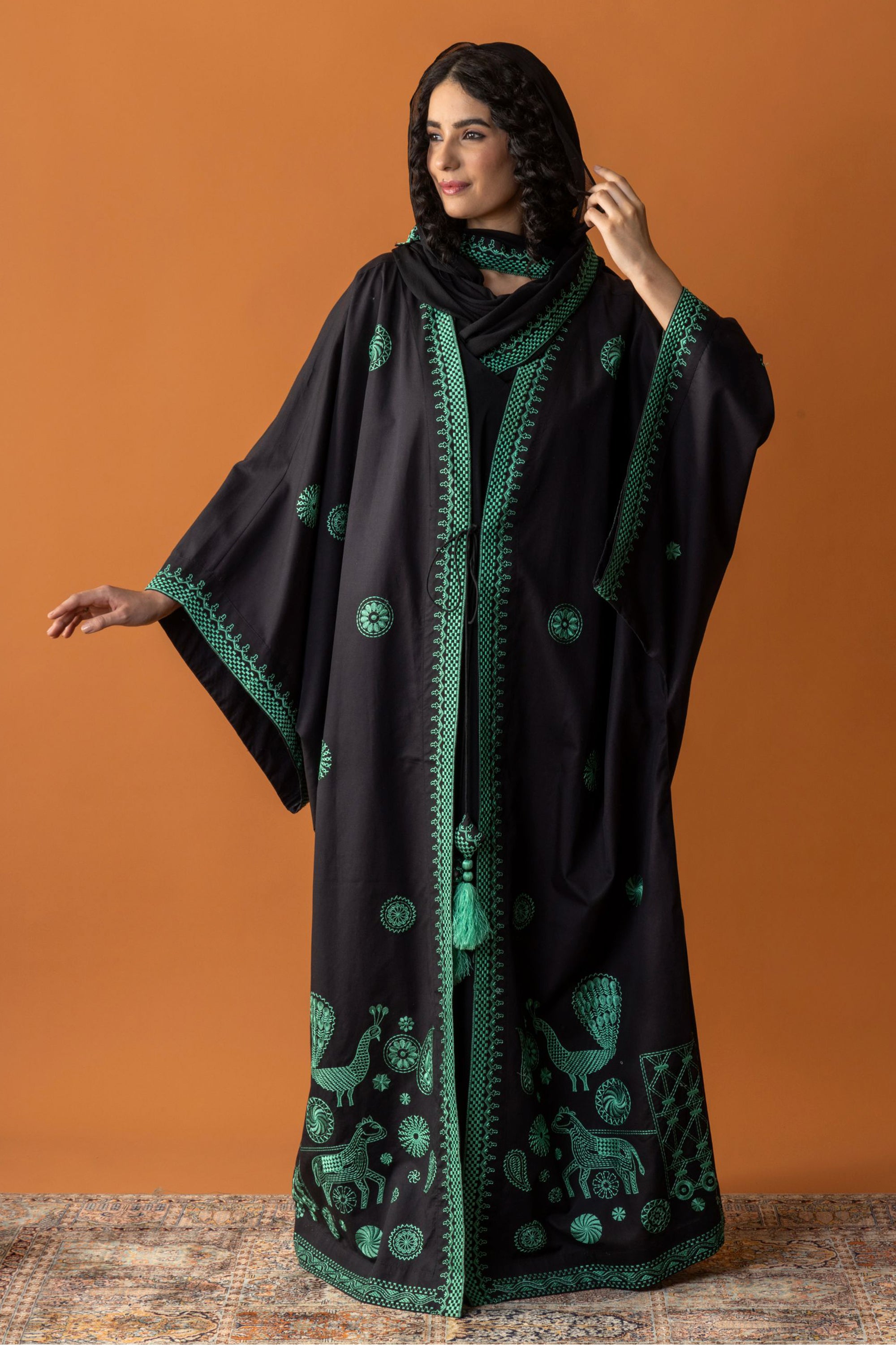 Nafeesa Embroidered Abaya