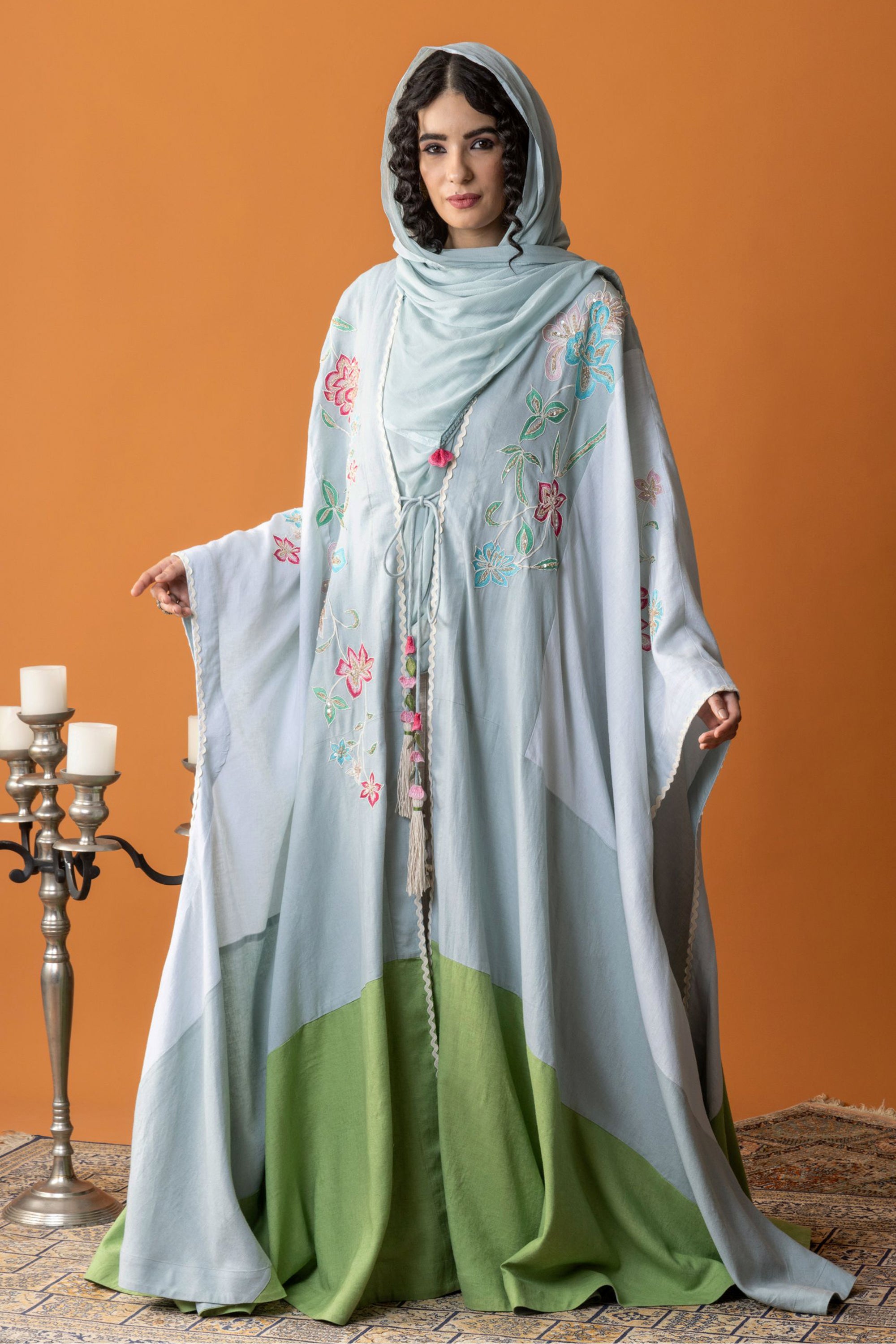 Homa Embroidered Abaya