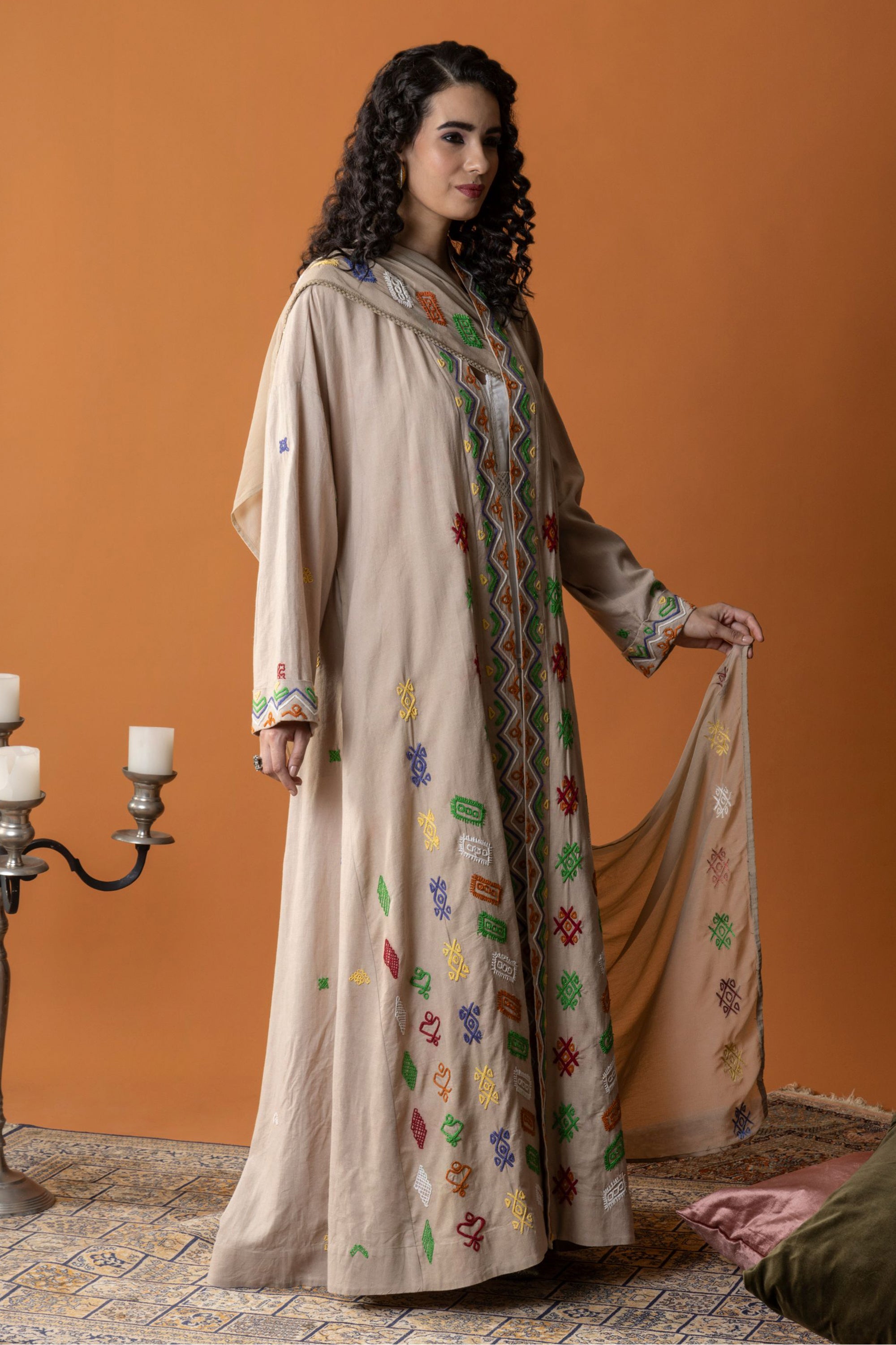 Dina Embroidered Abaya