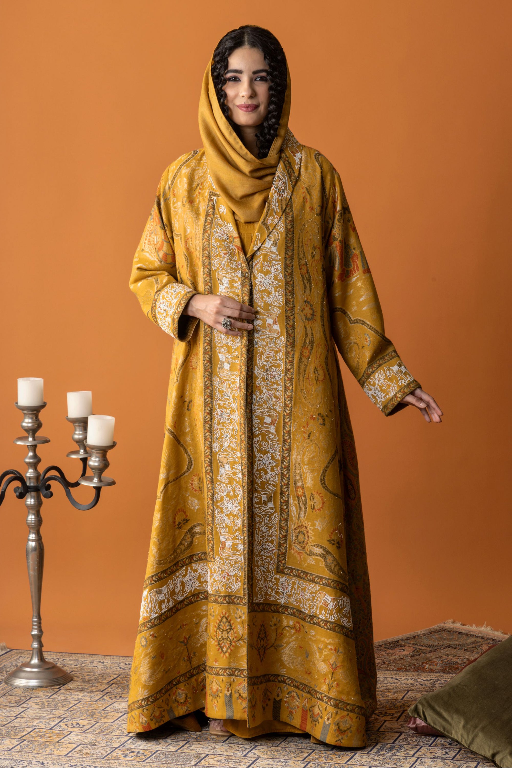 Rim Embroidered Abaya