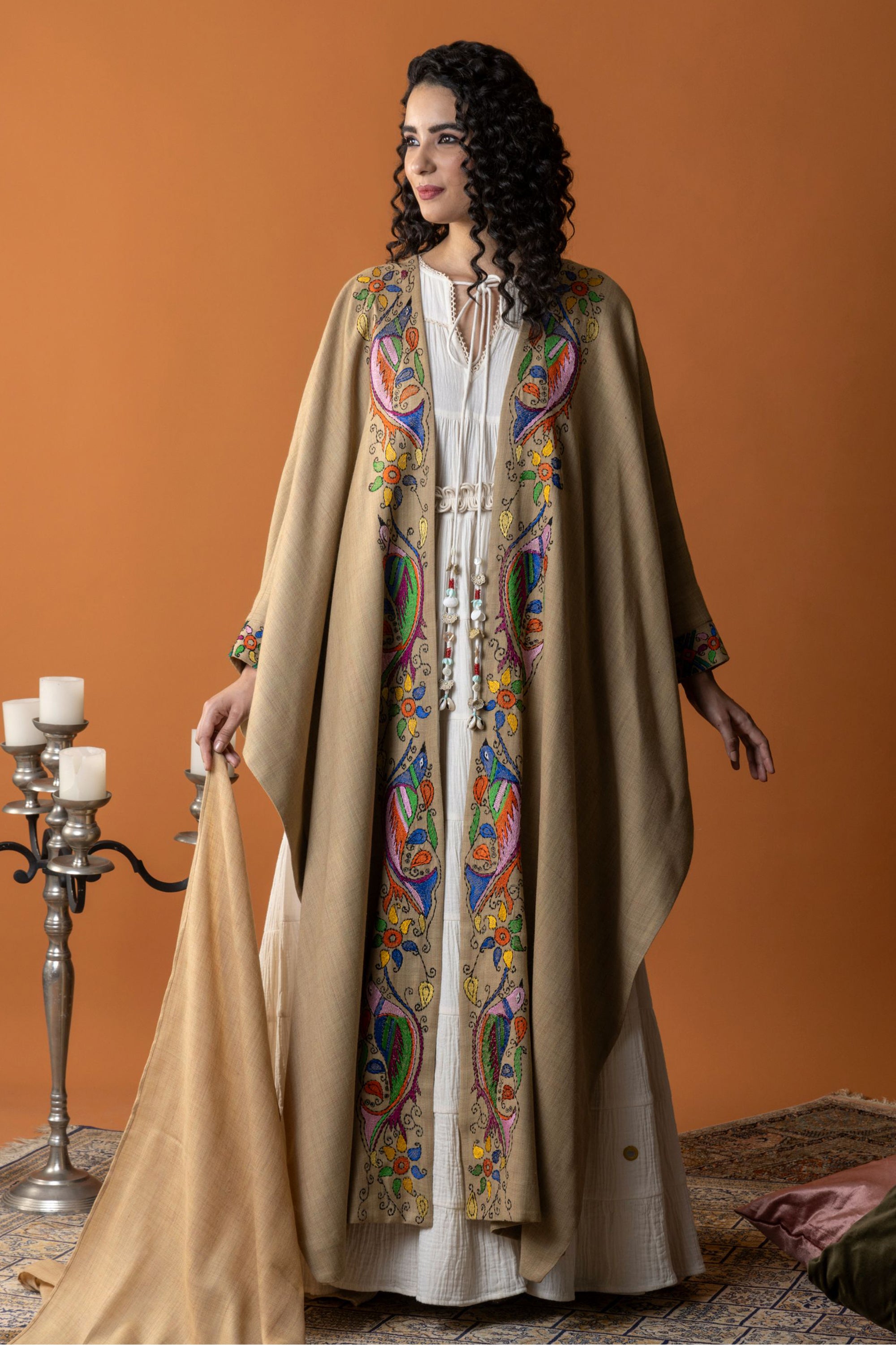 Bayan Embroidered Cape