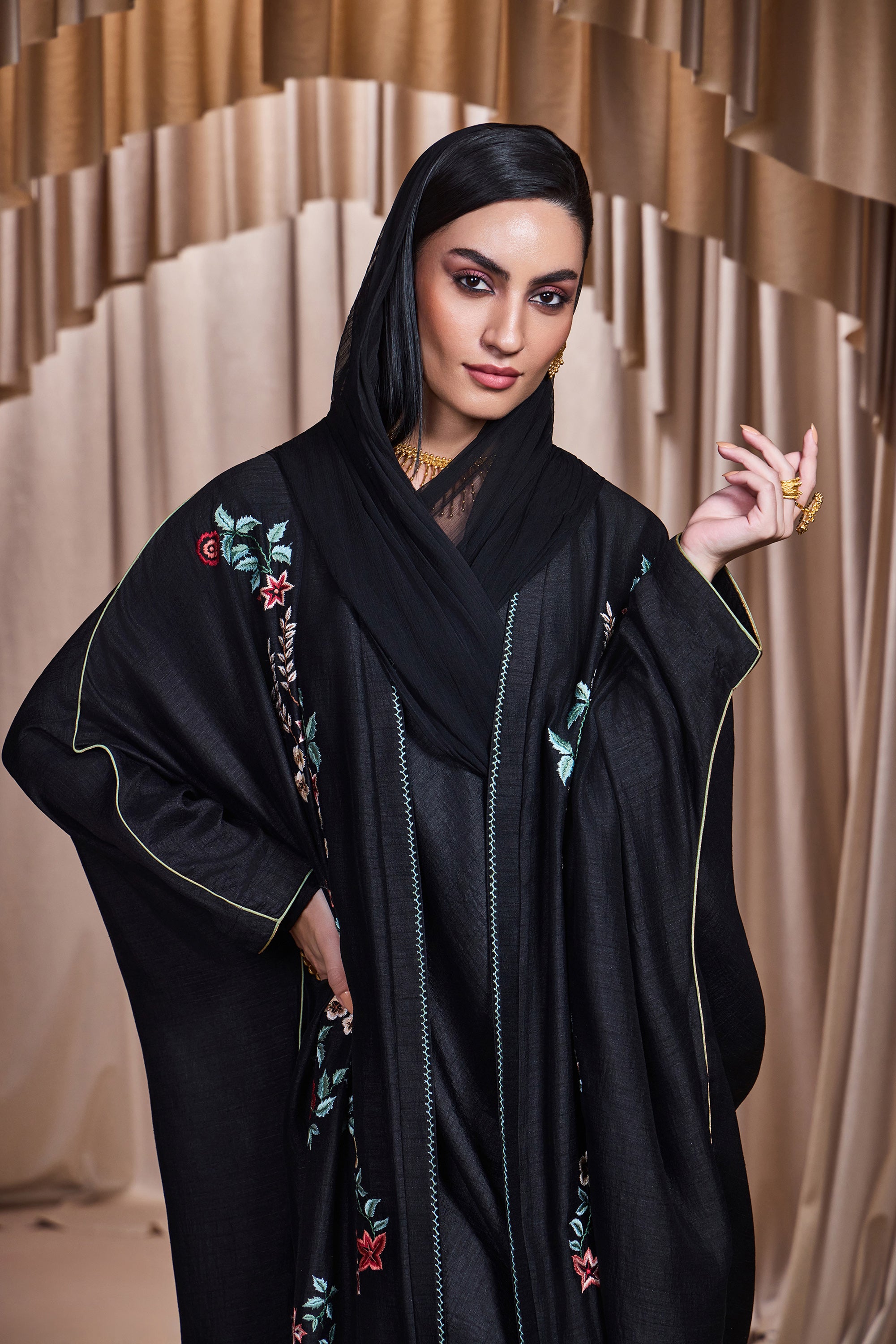 Lubaba Embroidered Abaya