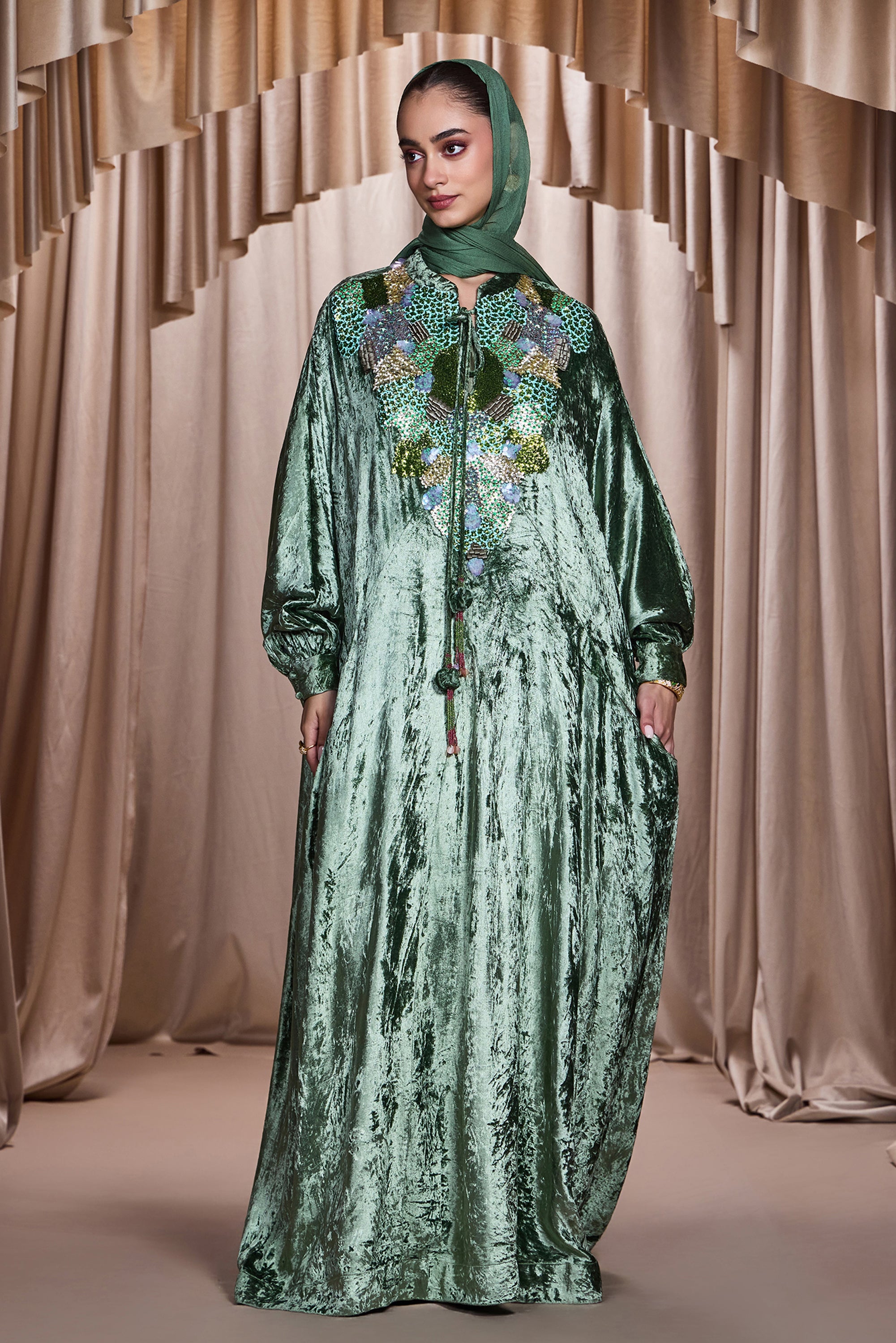 Majida Embellished Jalabiya