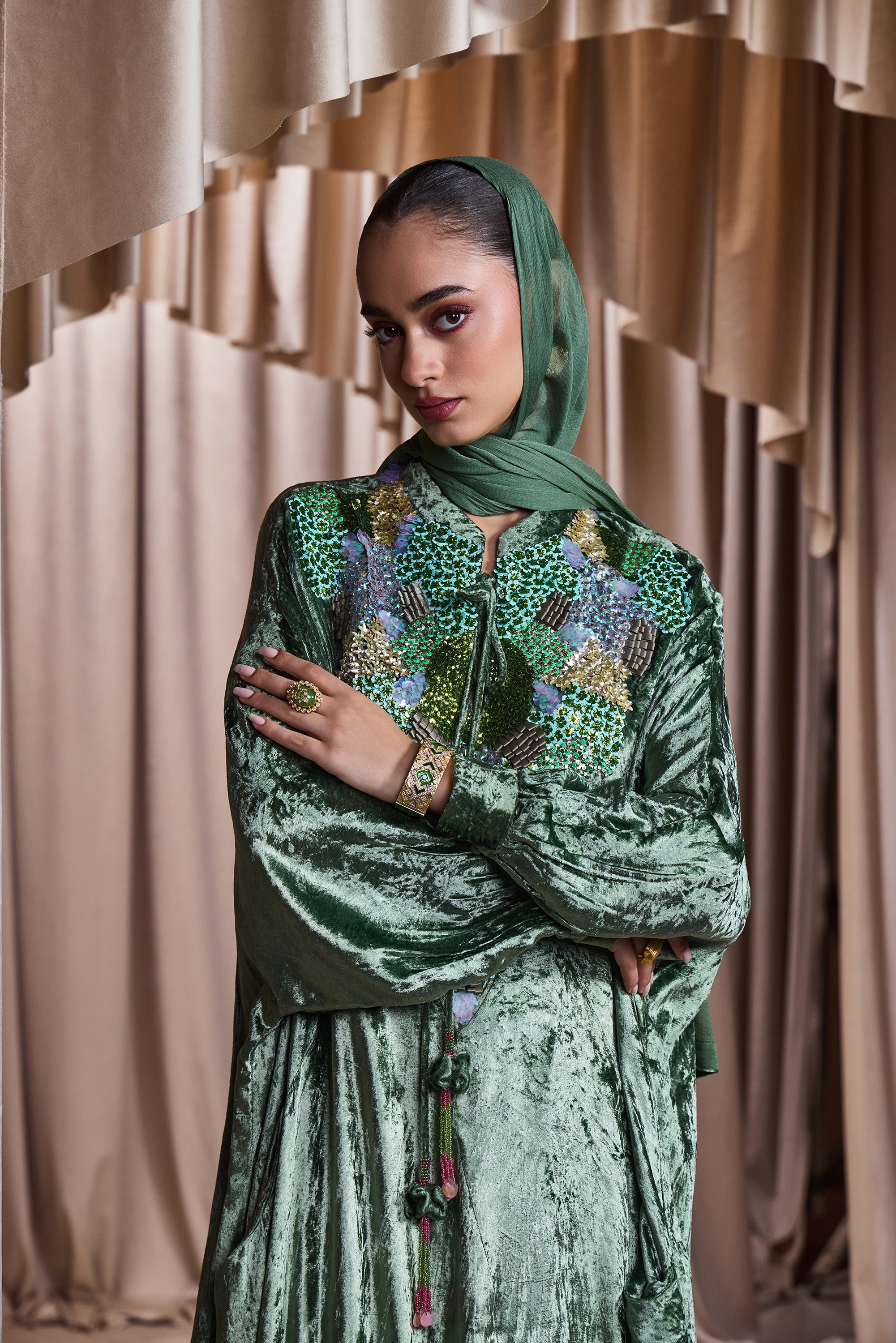 Majida Embellished Jalabiya