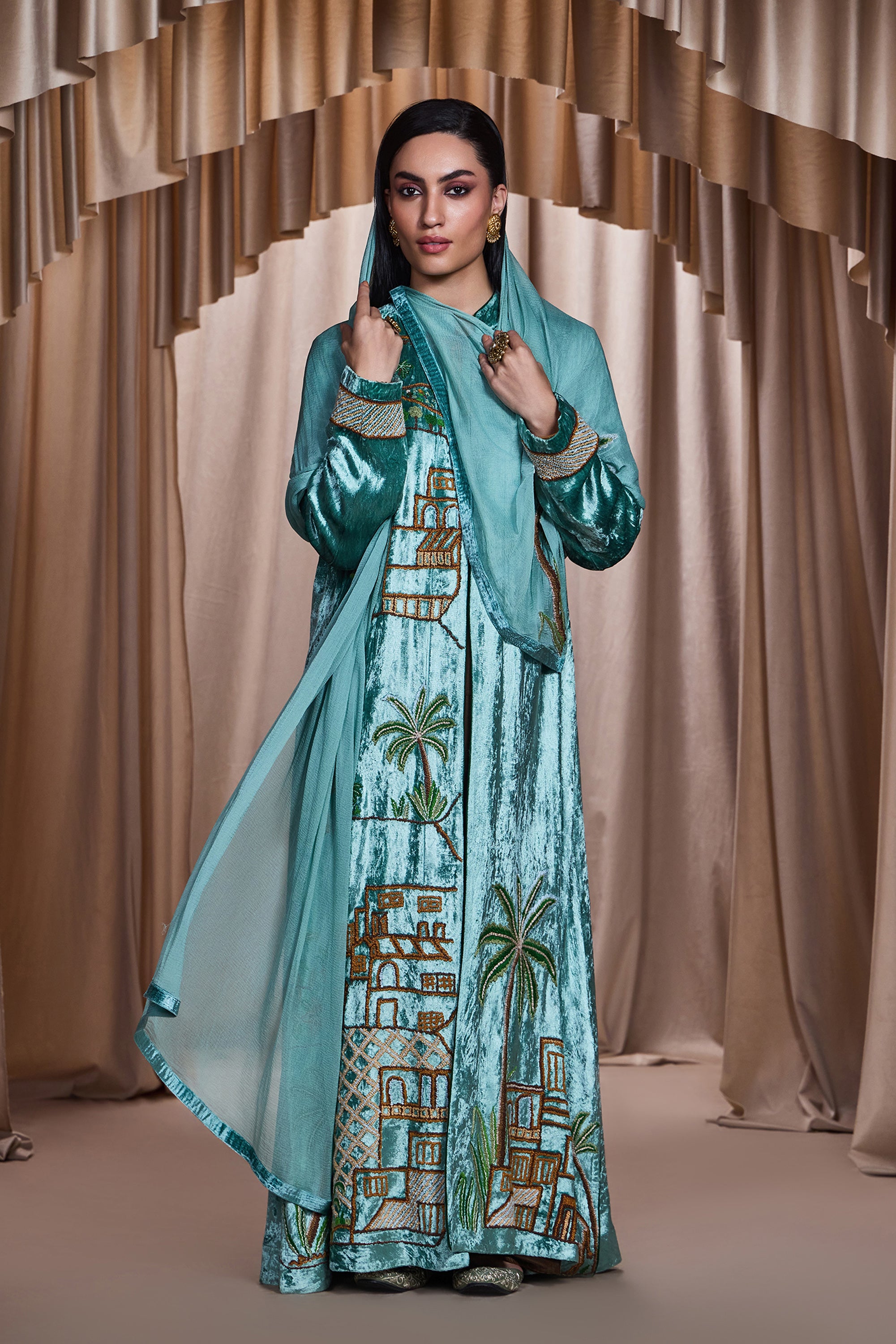 Kaifa Embroidered Abaya