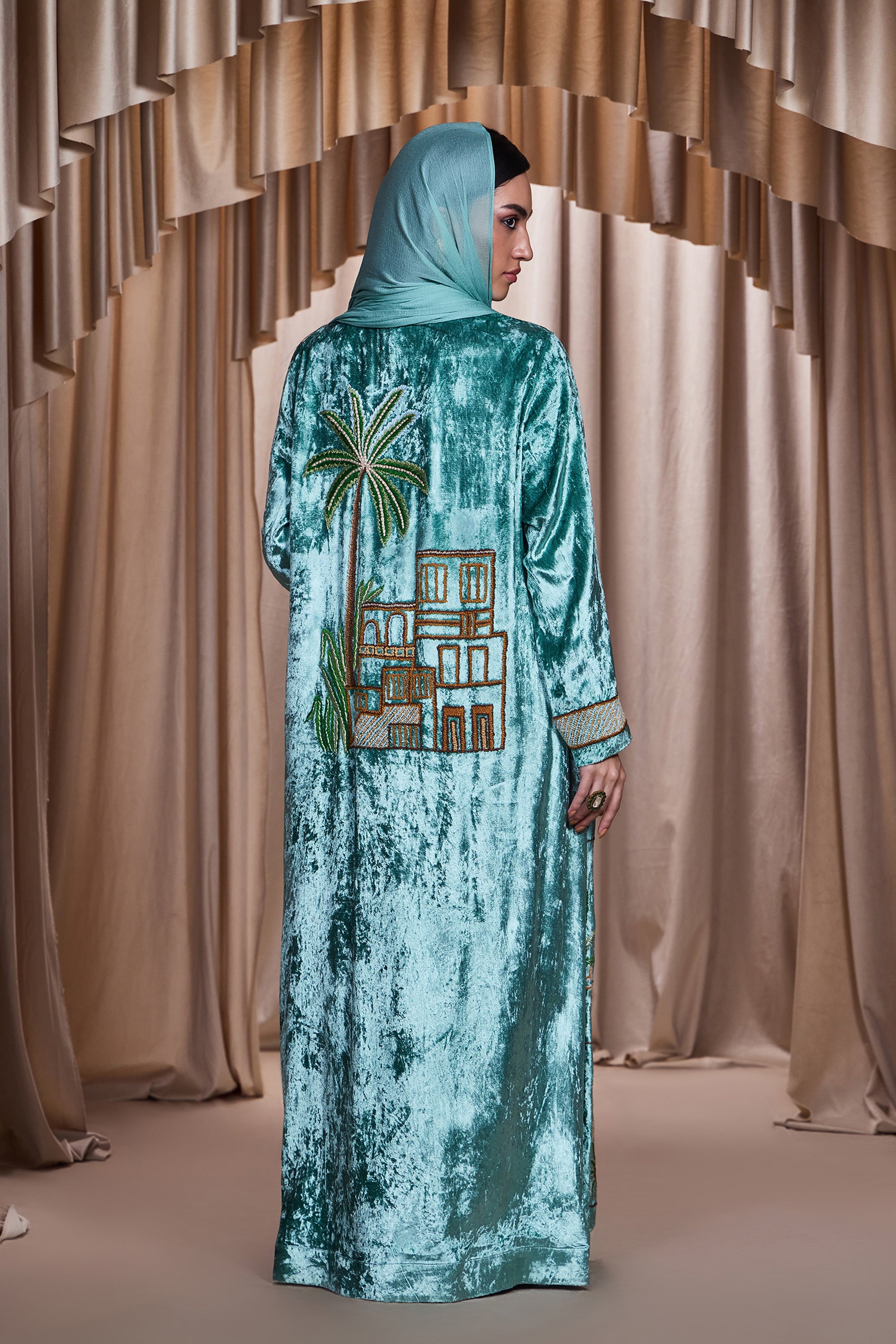 Kaifa Embroidered Abaya
