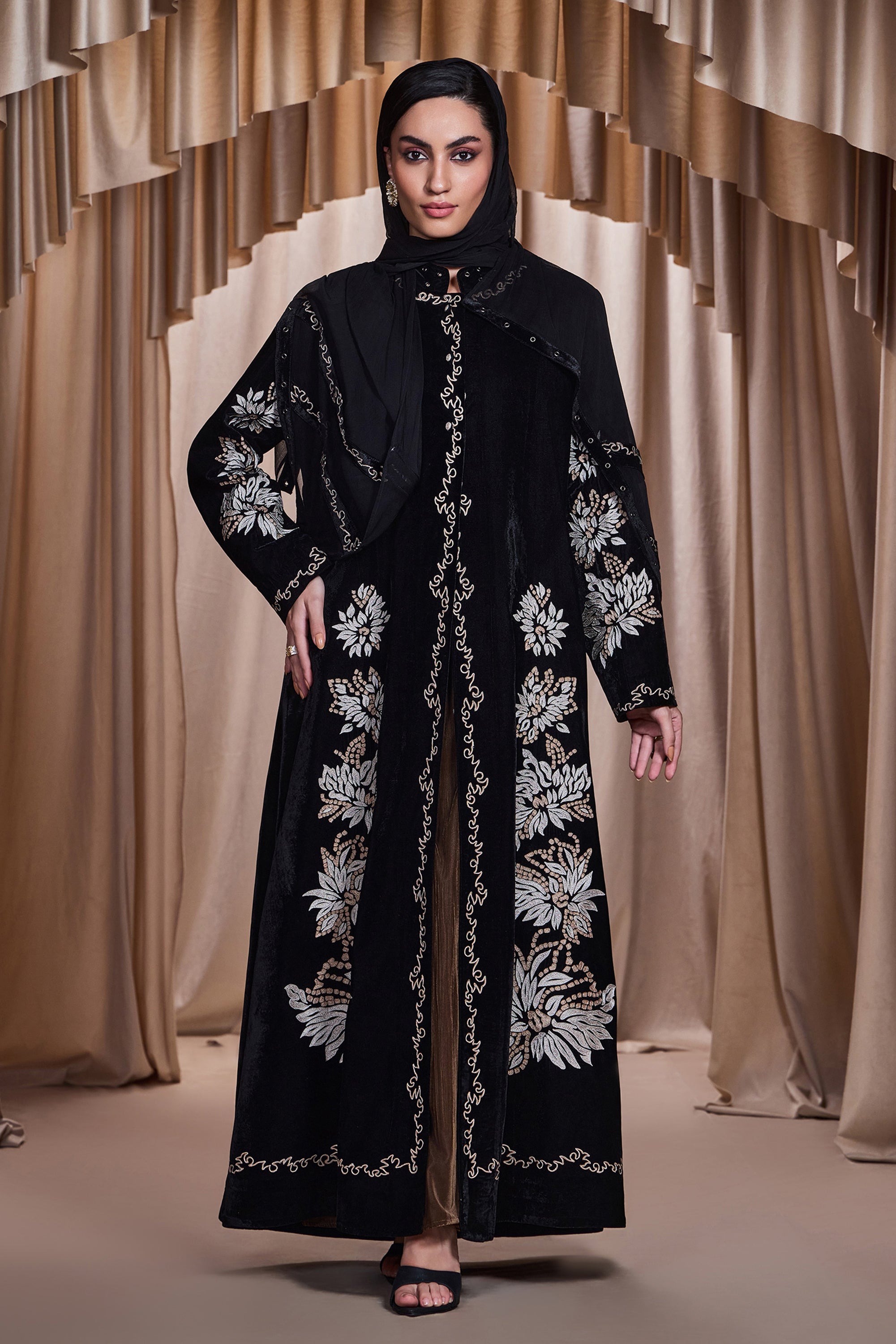Nazeera Embroidered Abaya