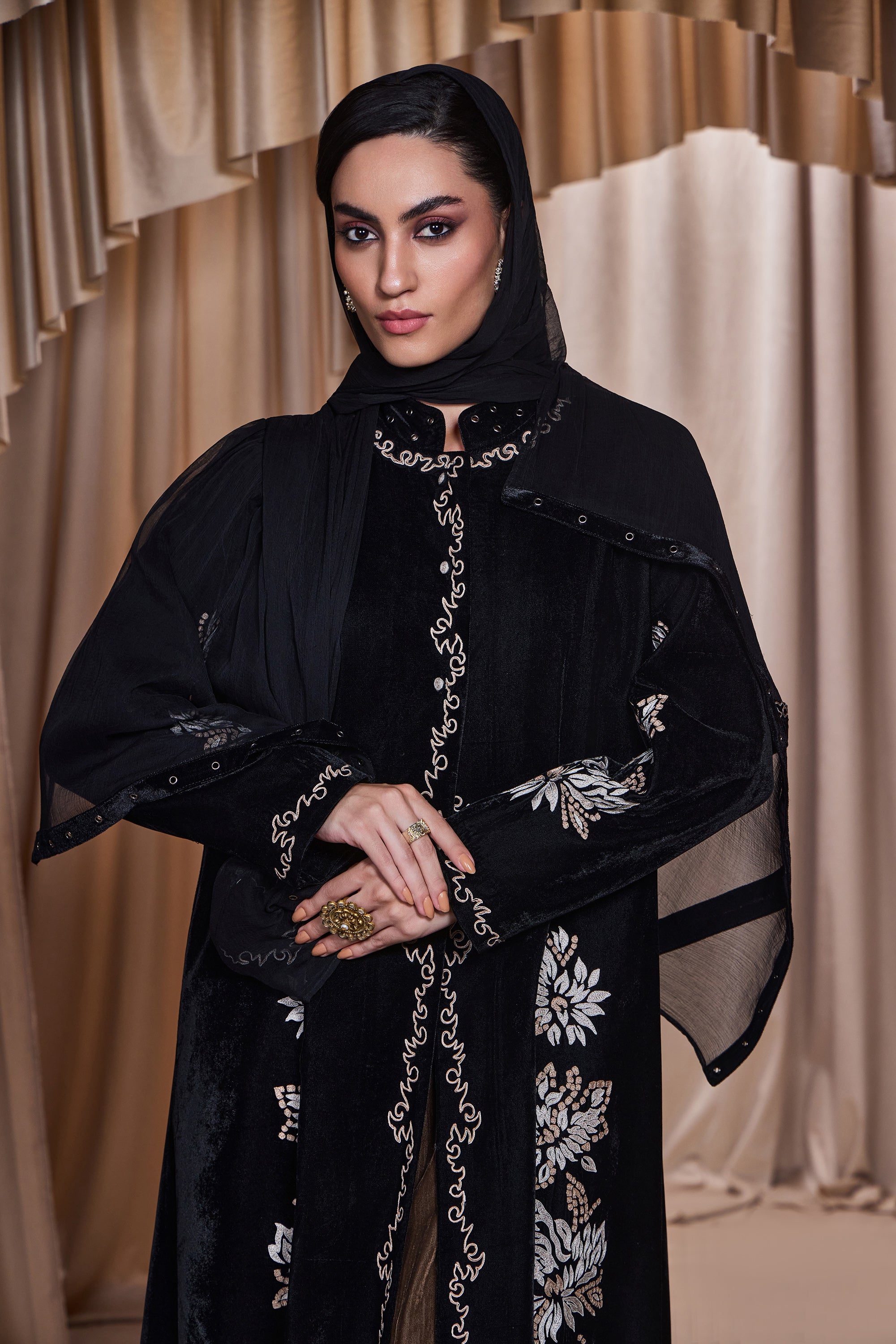 Nazeera Embroidered Abaya
