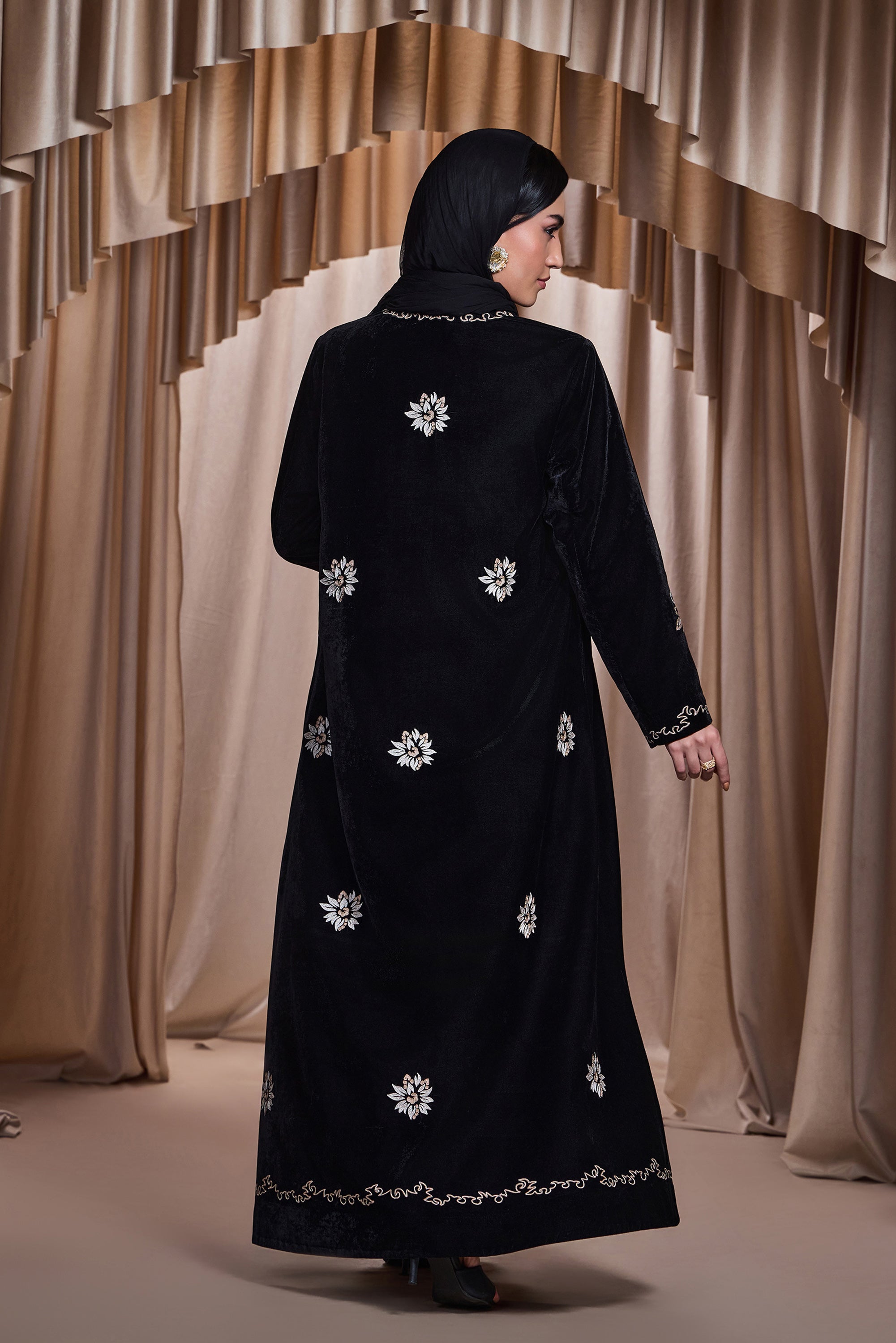 Nazeera Embroidered Abaya