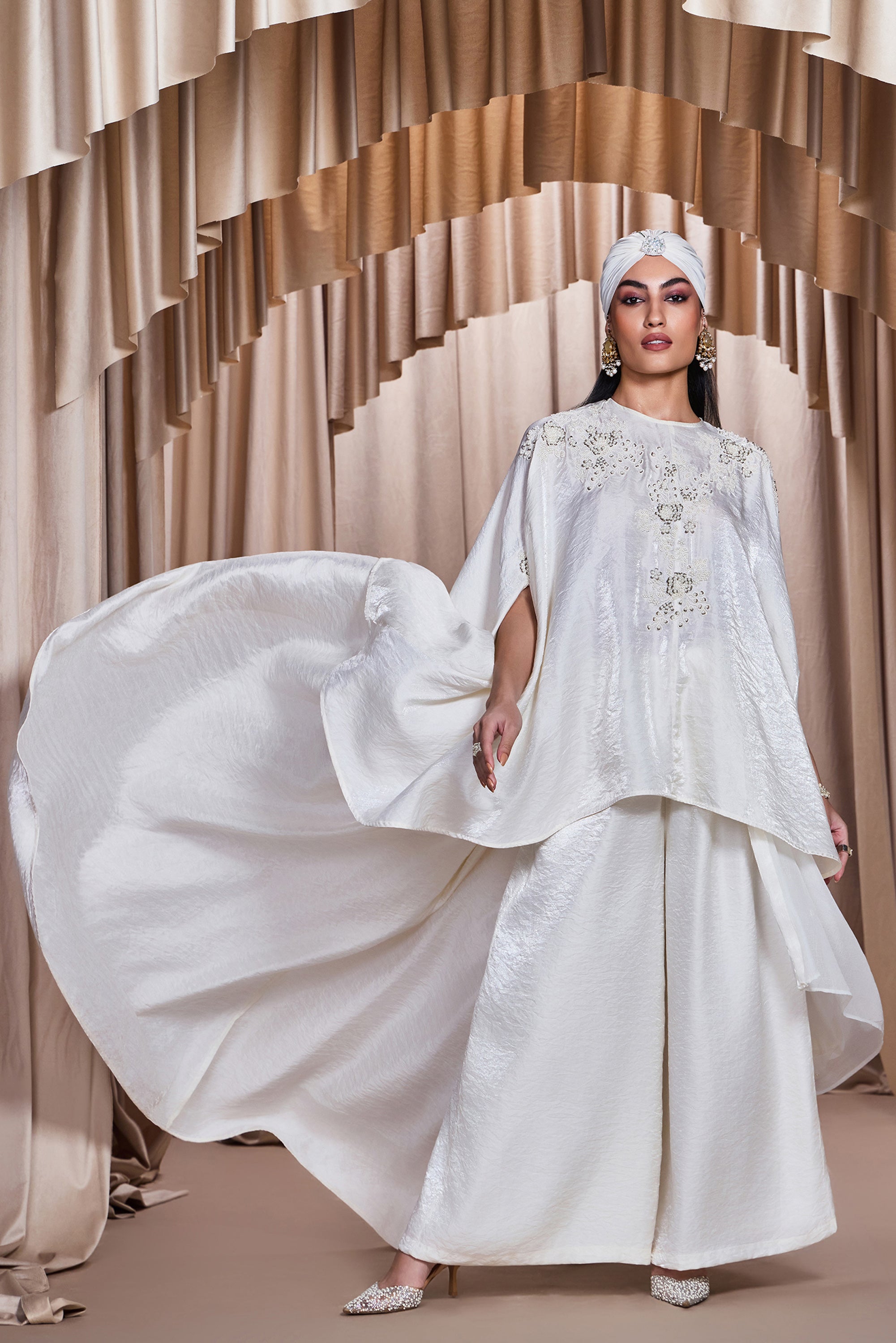 Vivian Embellished Cape