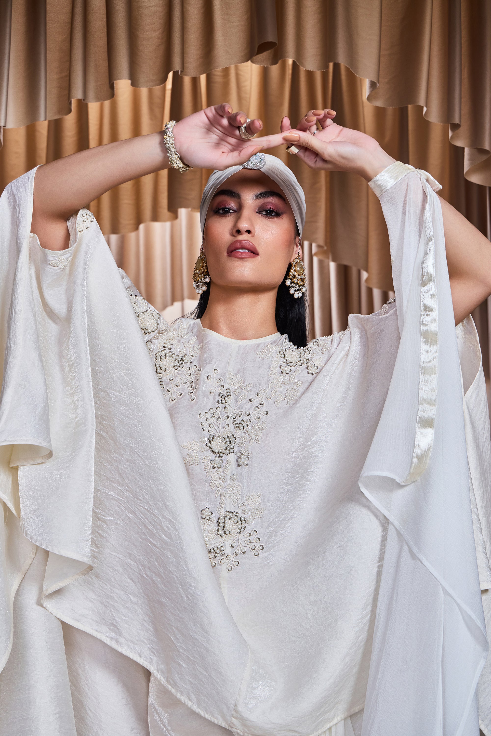 Vivian Embellished Cape