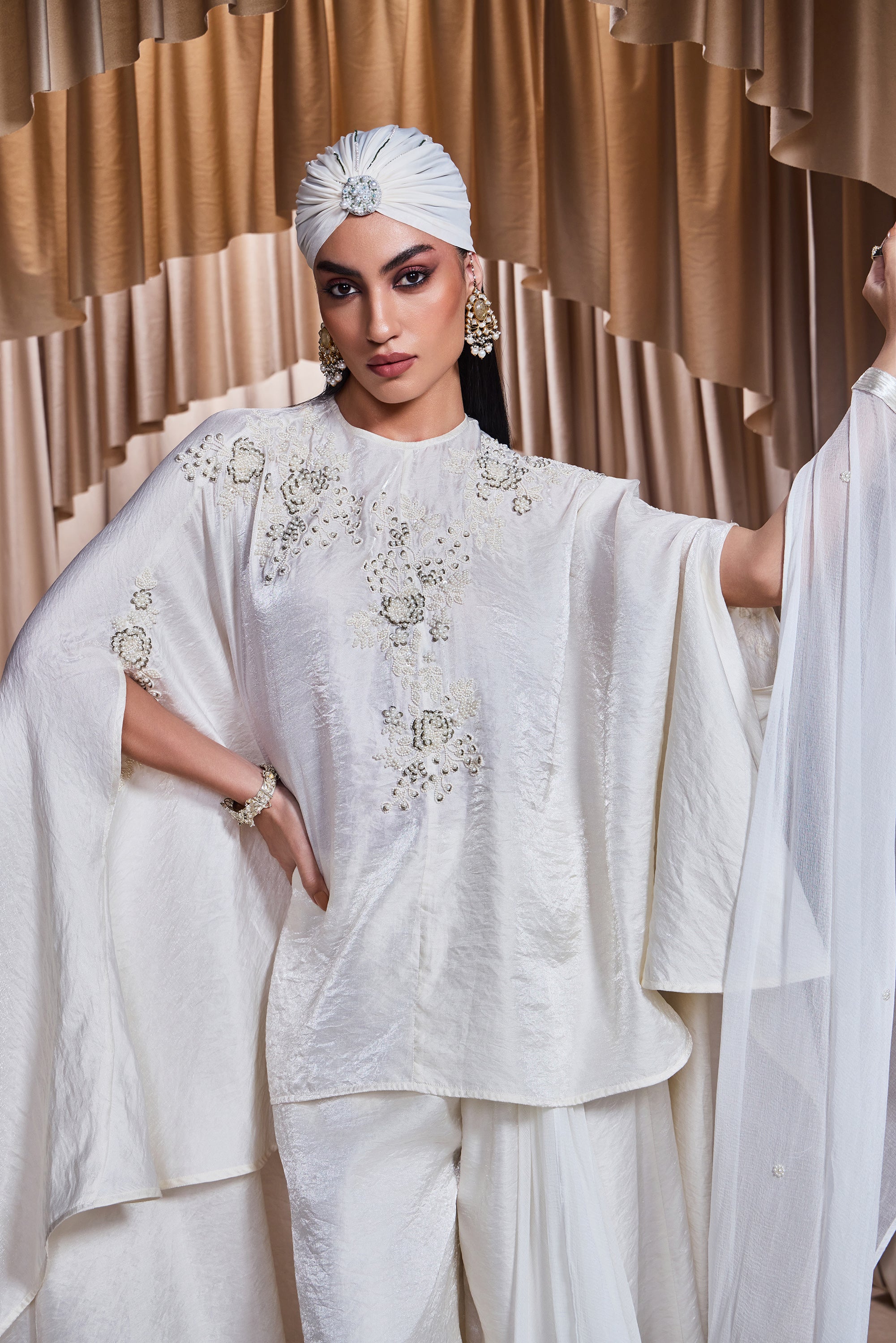 Vivian Embellished Cape