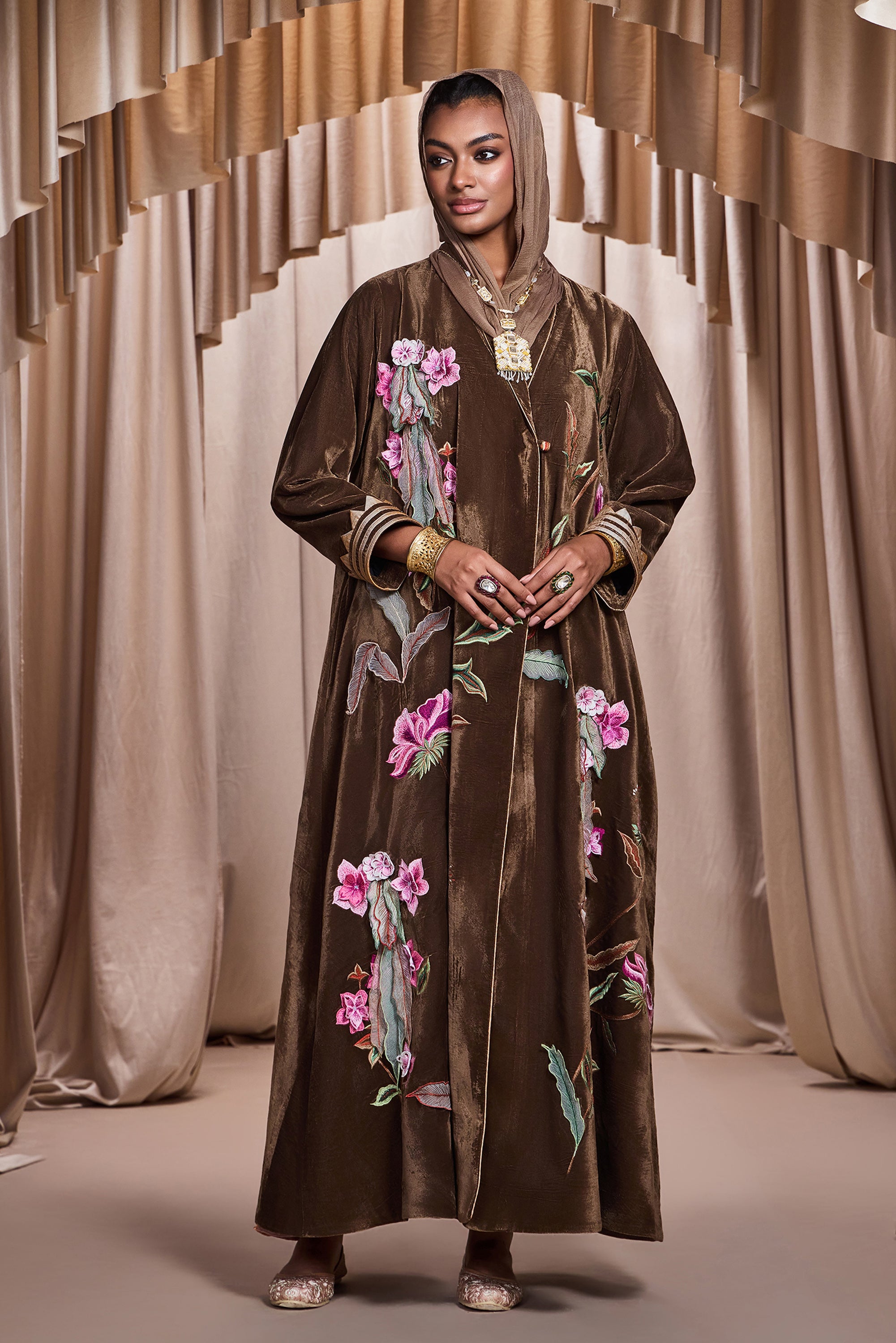 Maliha Embroidered Abaya