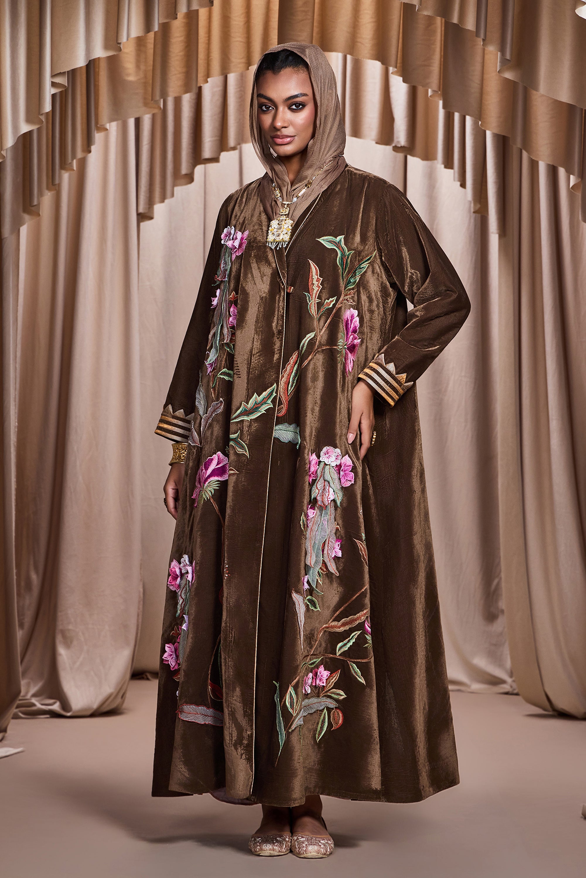 Maliha Embroidered Abaya