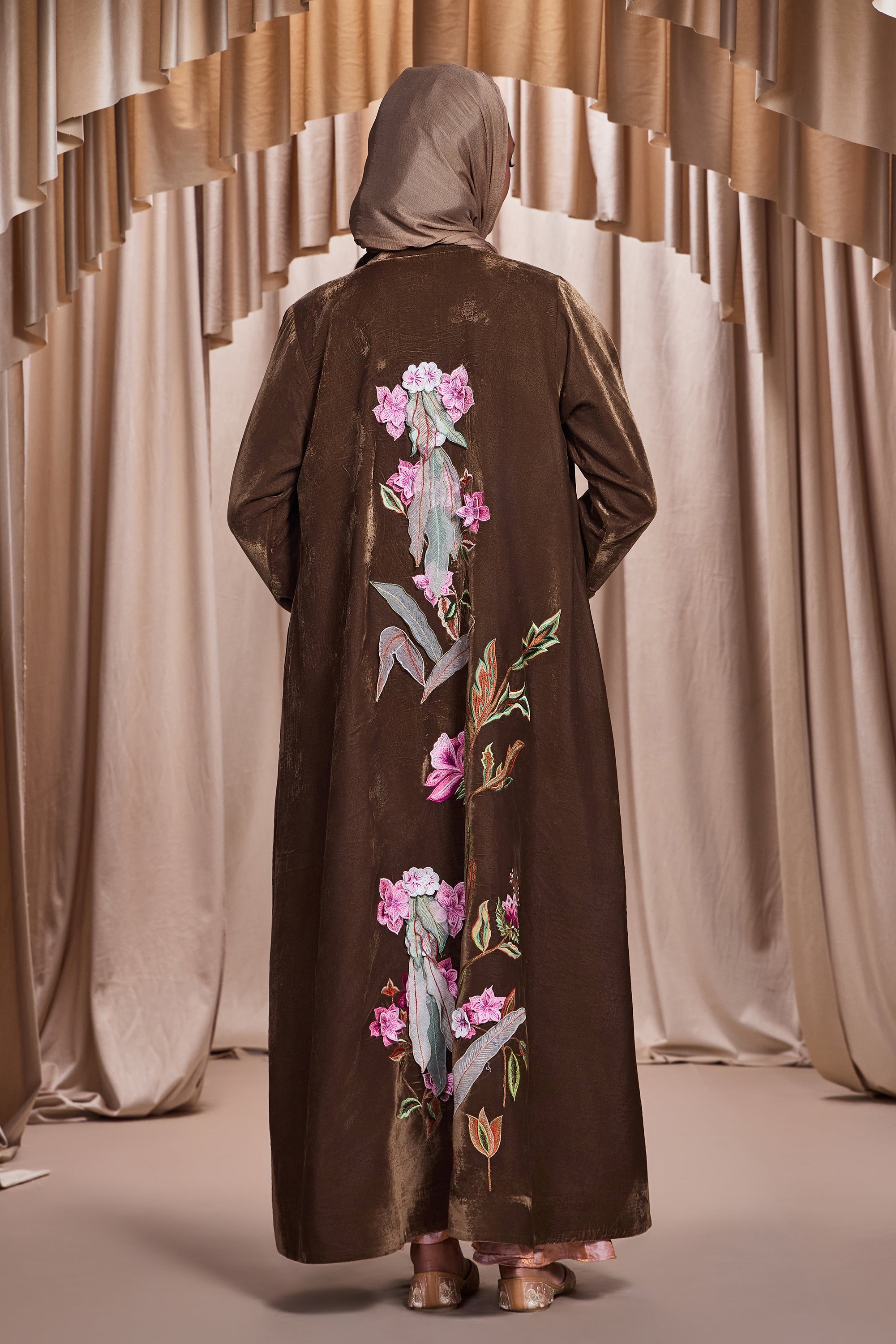 Maliha Embroidered Abaya