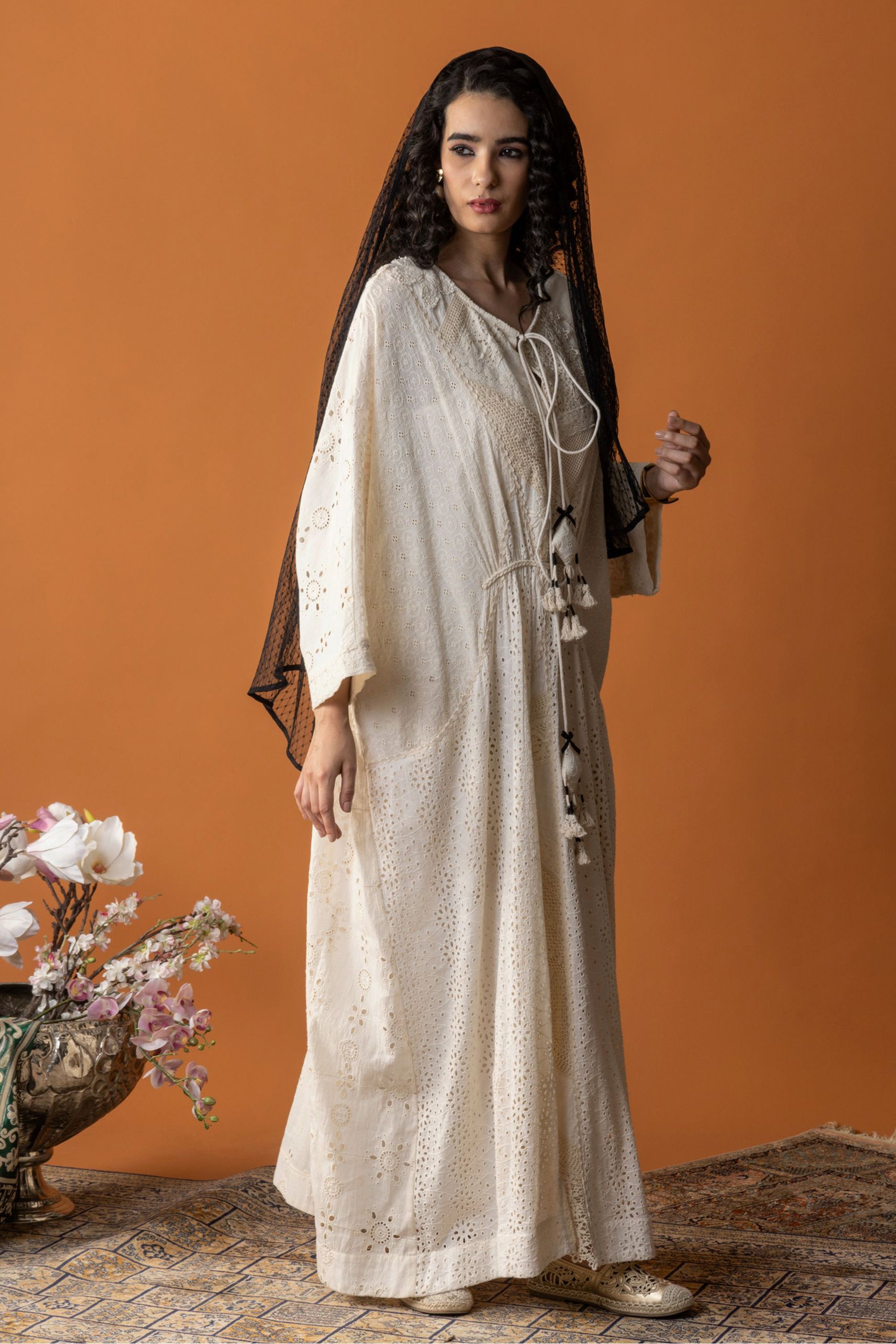 Tara Jalabiya with Inner Cami & Sheila