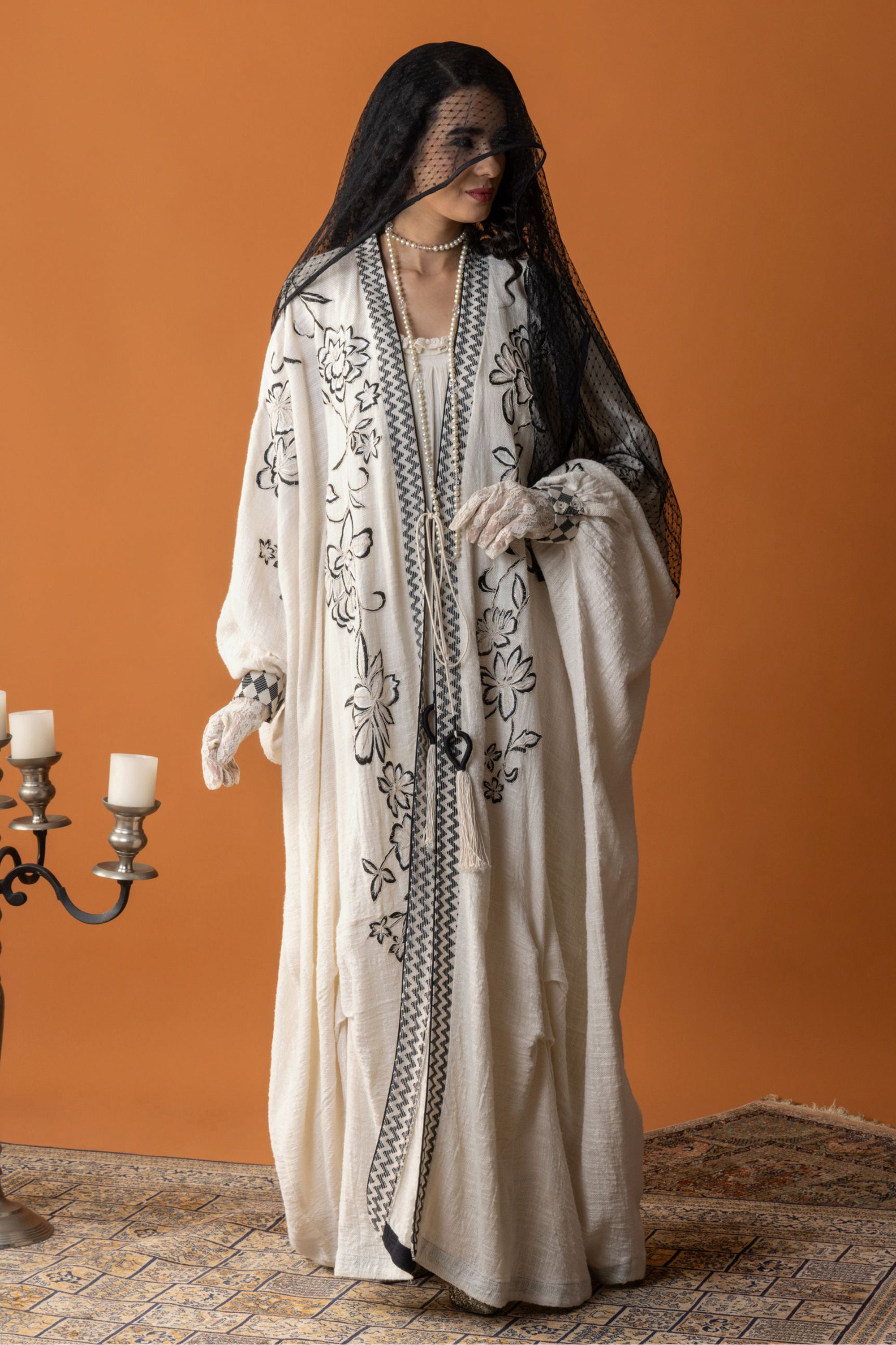 Shahla Embroidered Abaya