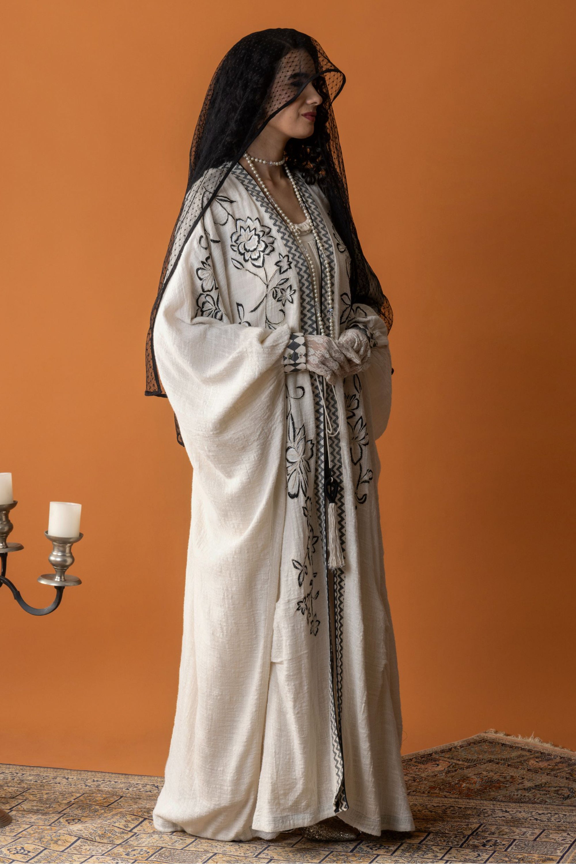 Shahla Embroidered Abaya