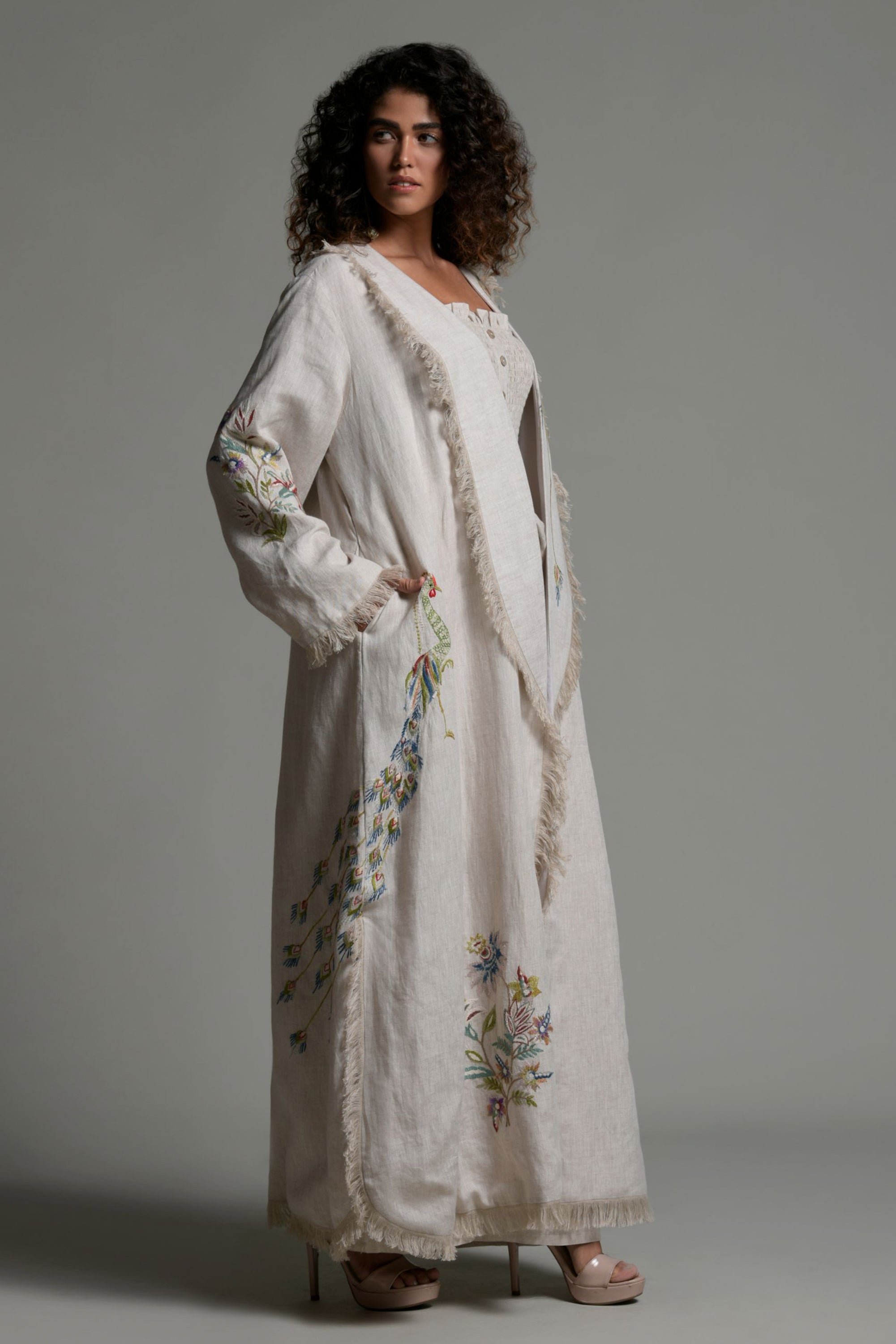 Fariba Embroidered Abaya