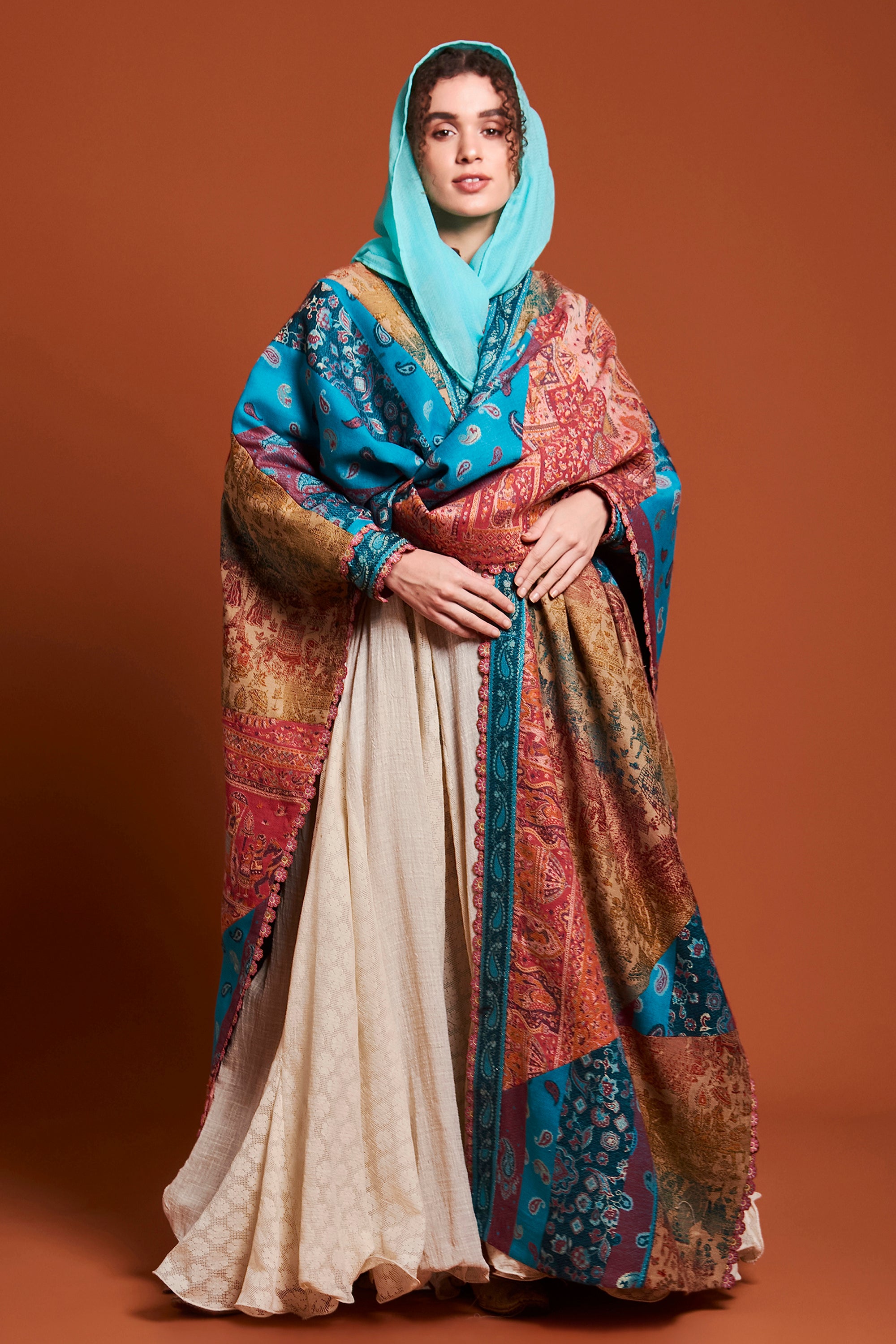 Sabah Embroidered Cape