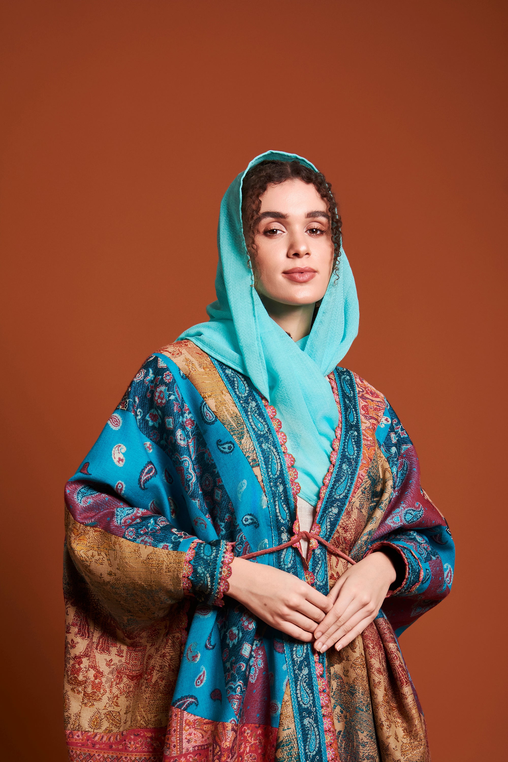 Sabah Embroidered Cape