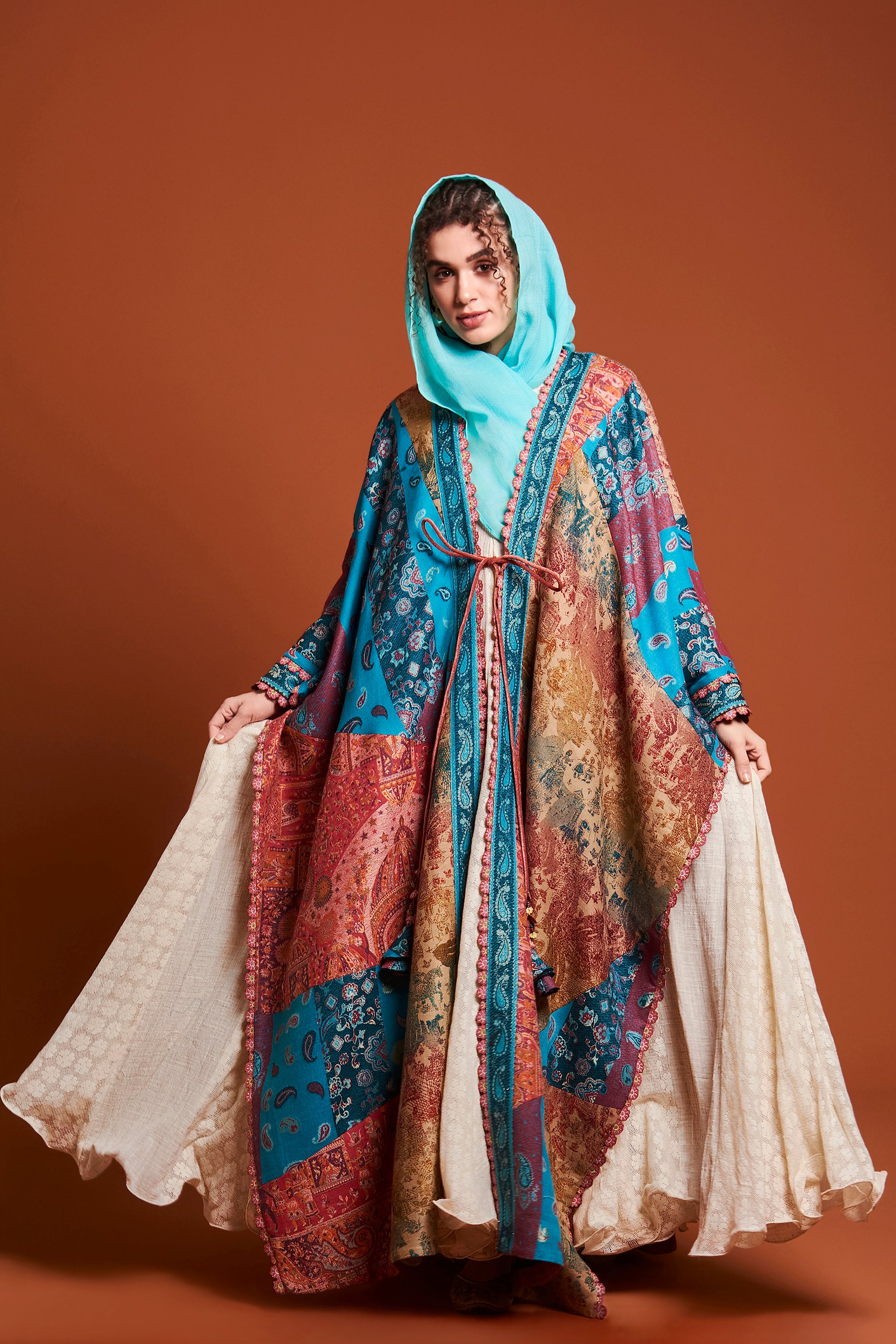 Sabah Embroidered Cape