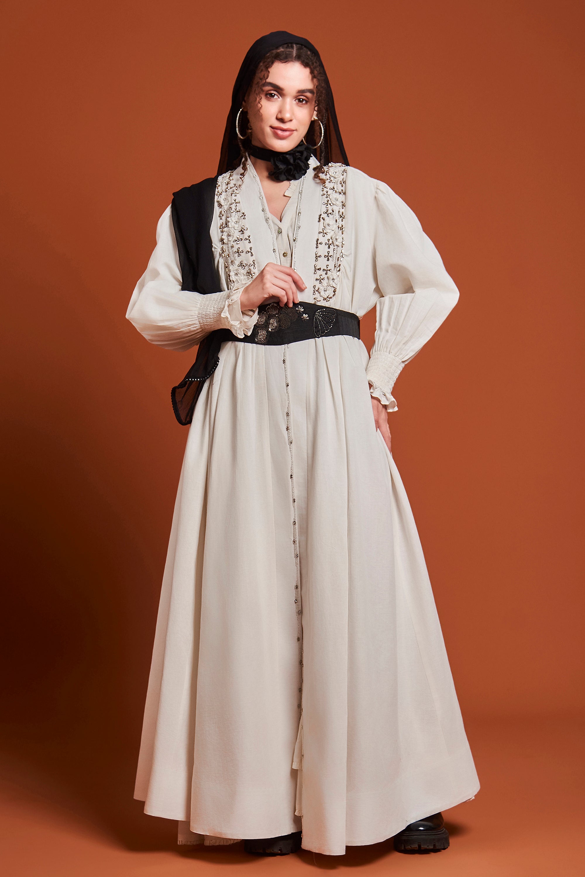 Talya Abaya with Embellishment