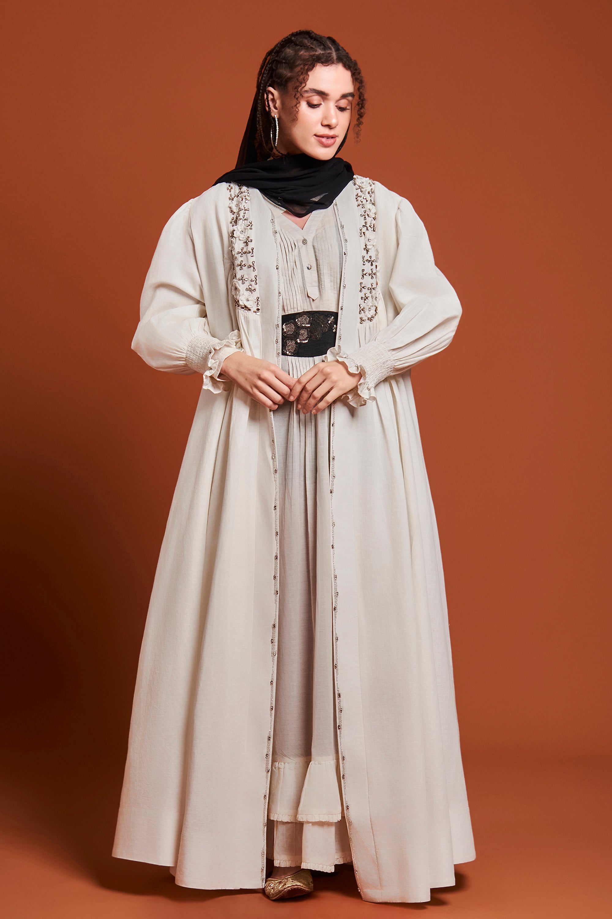 Talya Abaya with Embellishment