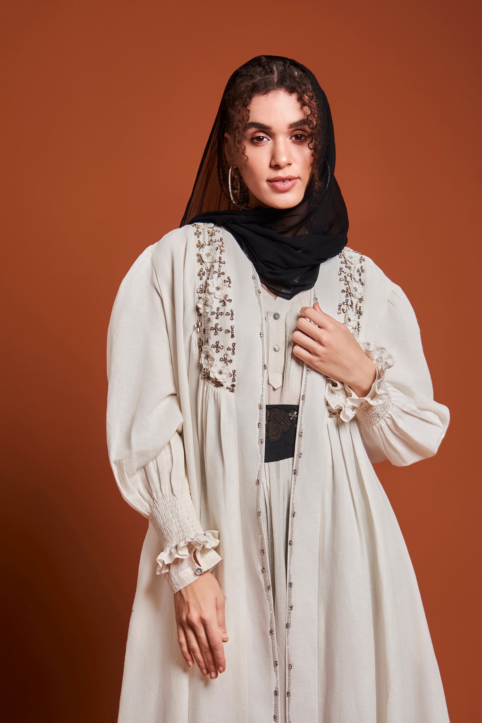 Talya Abaya with Embellishment