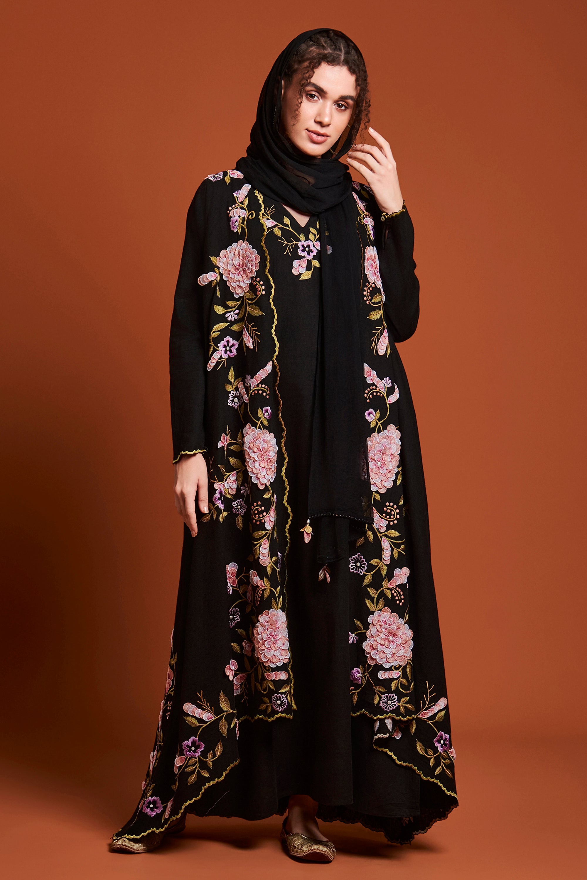 Nima Embroidered Abaya