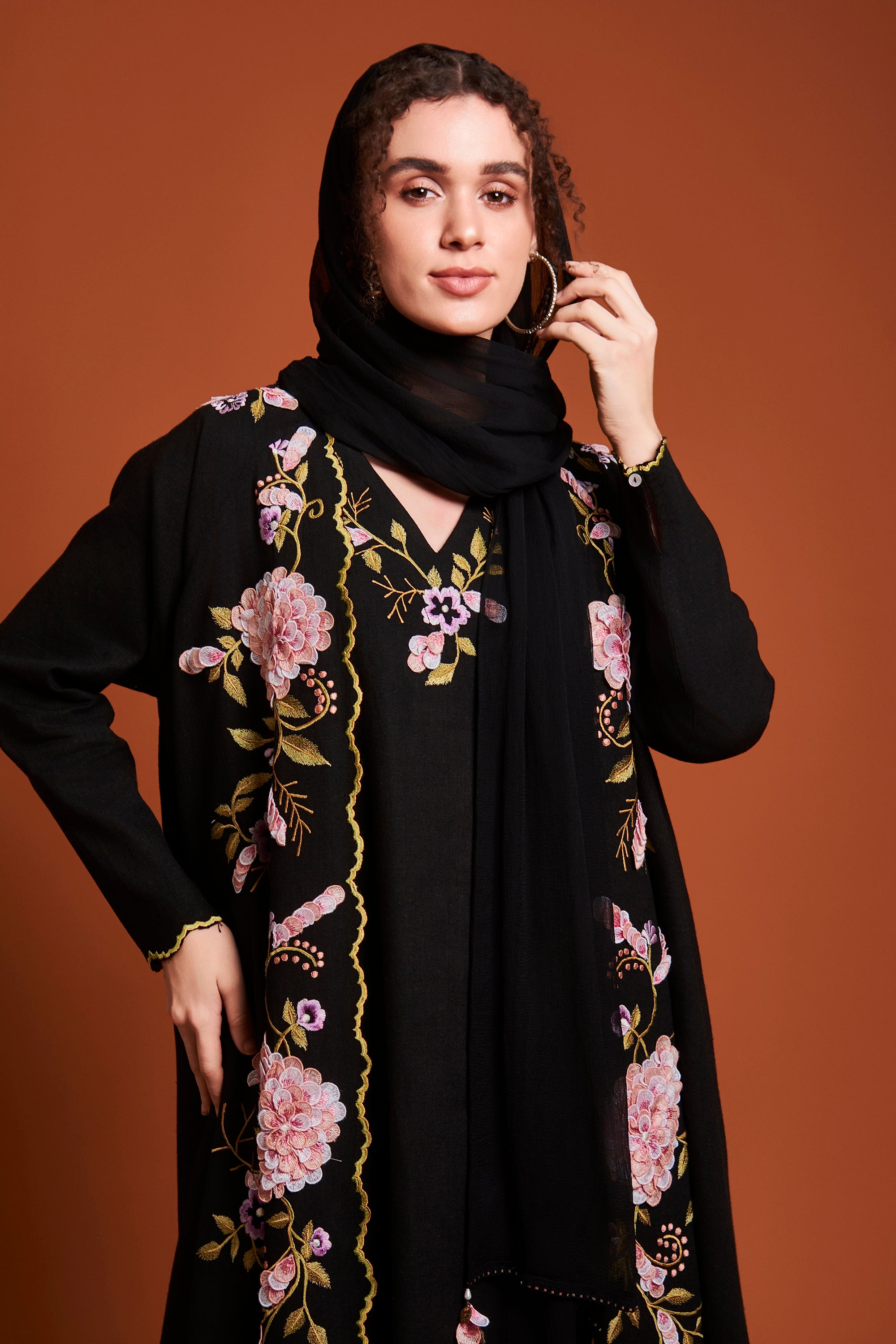 Nima Embroidered Abaya
