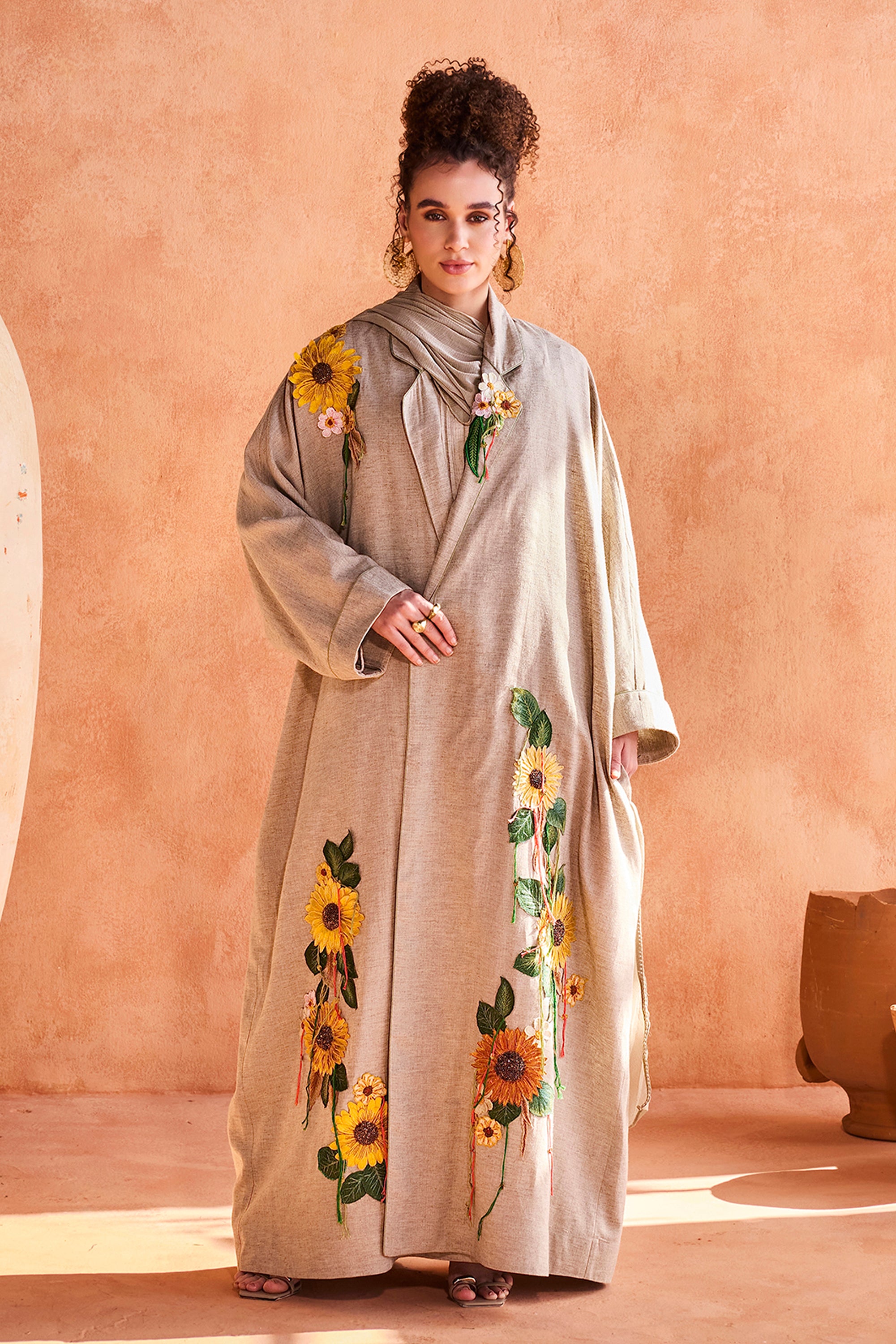 Shafia Embroidered Abaya