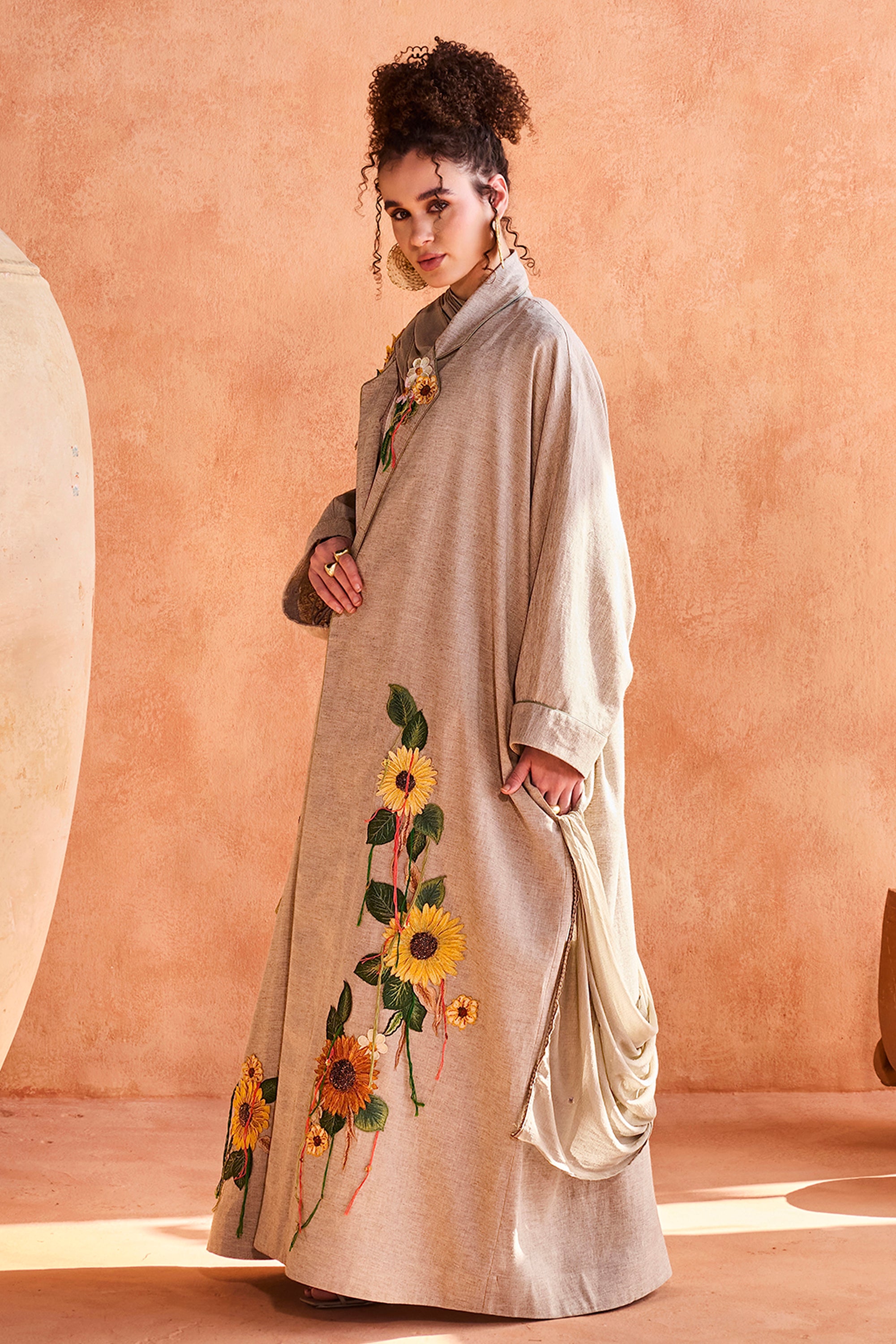 Shafia Embroidered Abaya