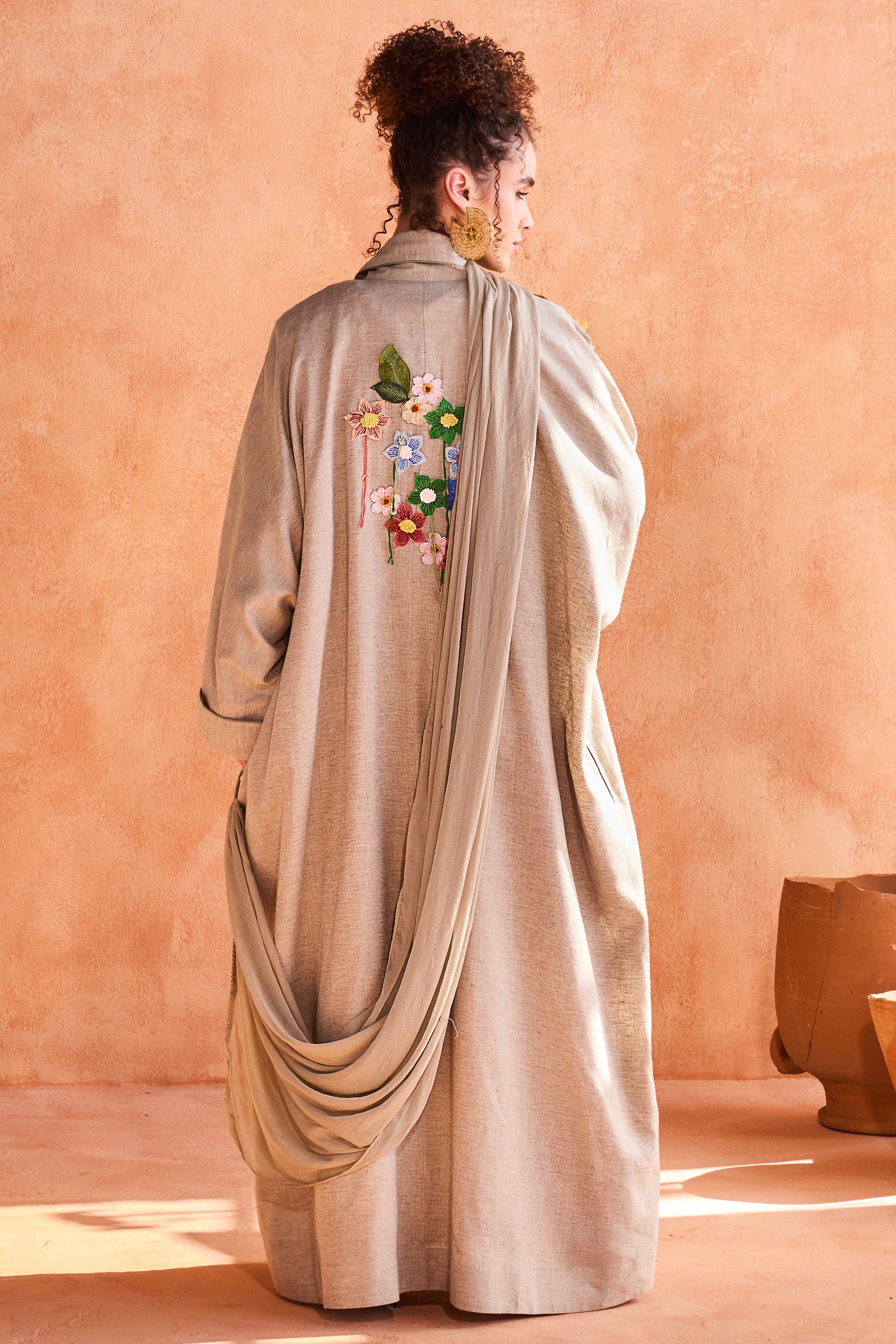 Shafia Embroidered Abaya