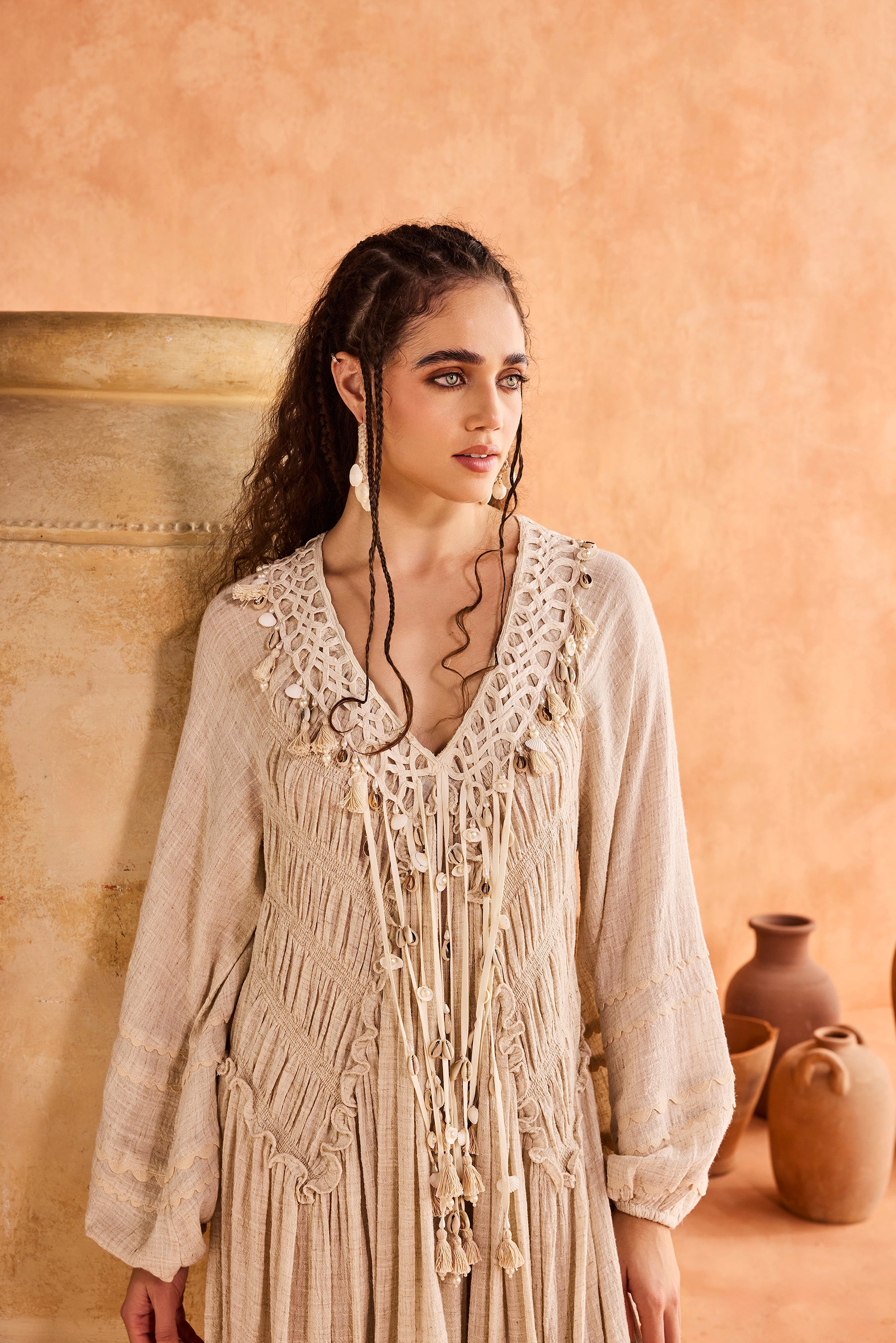 Asil Jalabiya with Tassels