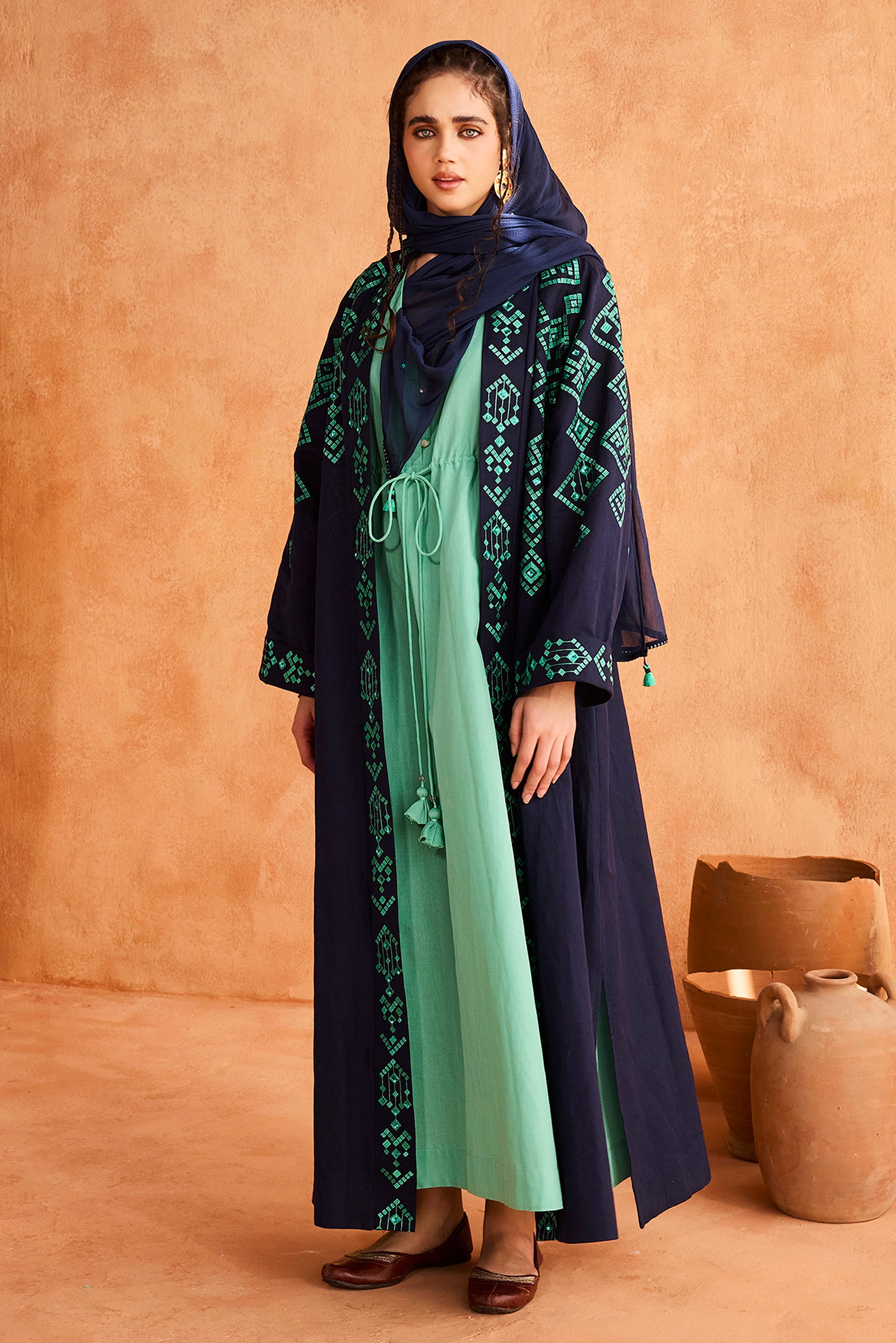 Malak Embroidered Abaya