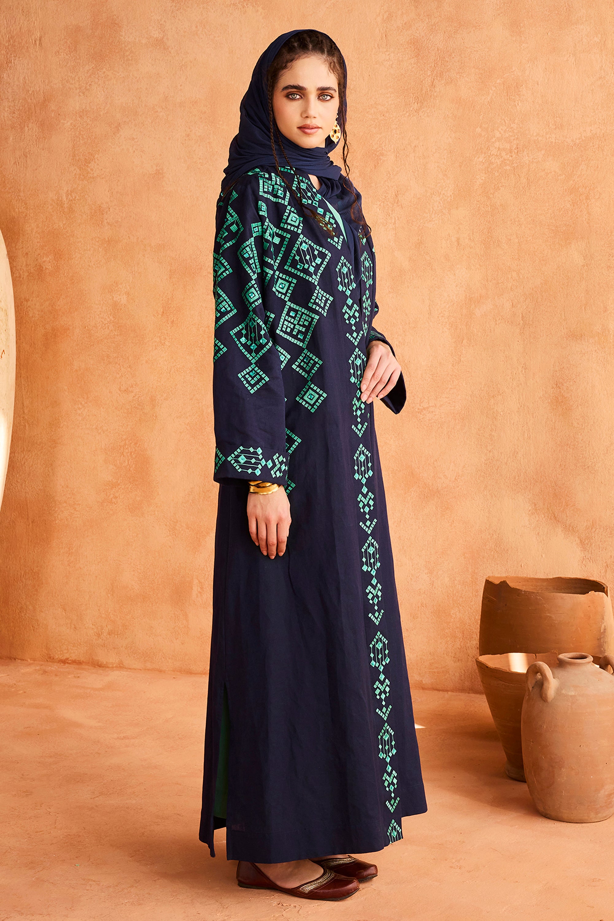 Malak Embroidered Abaya