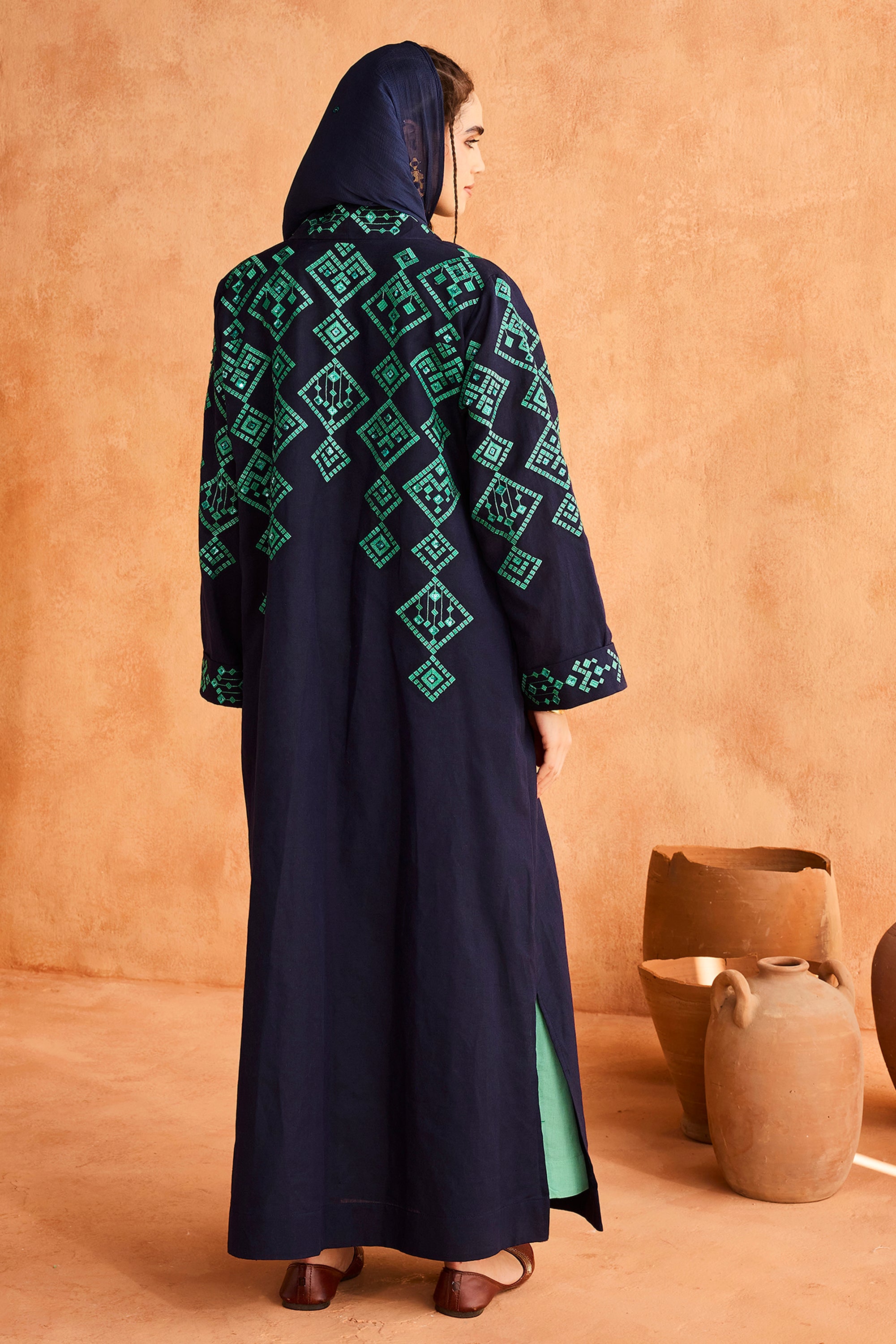 Malak Embroidered Abaya