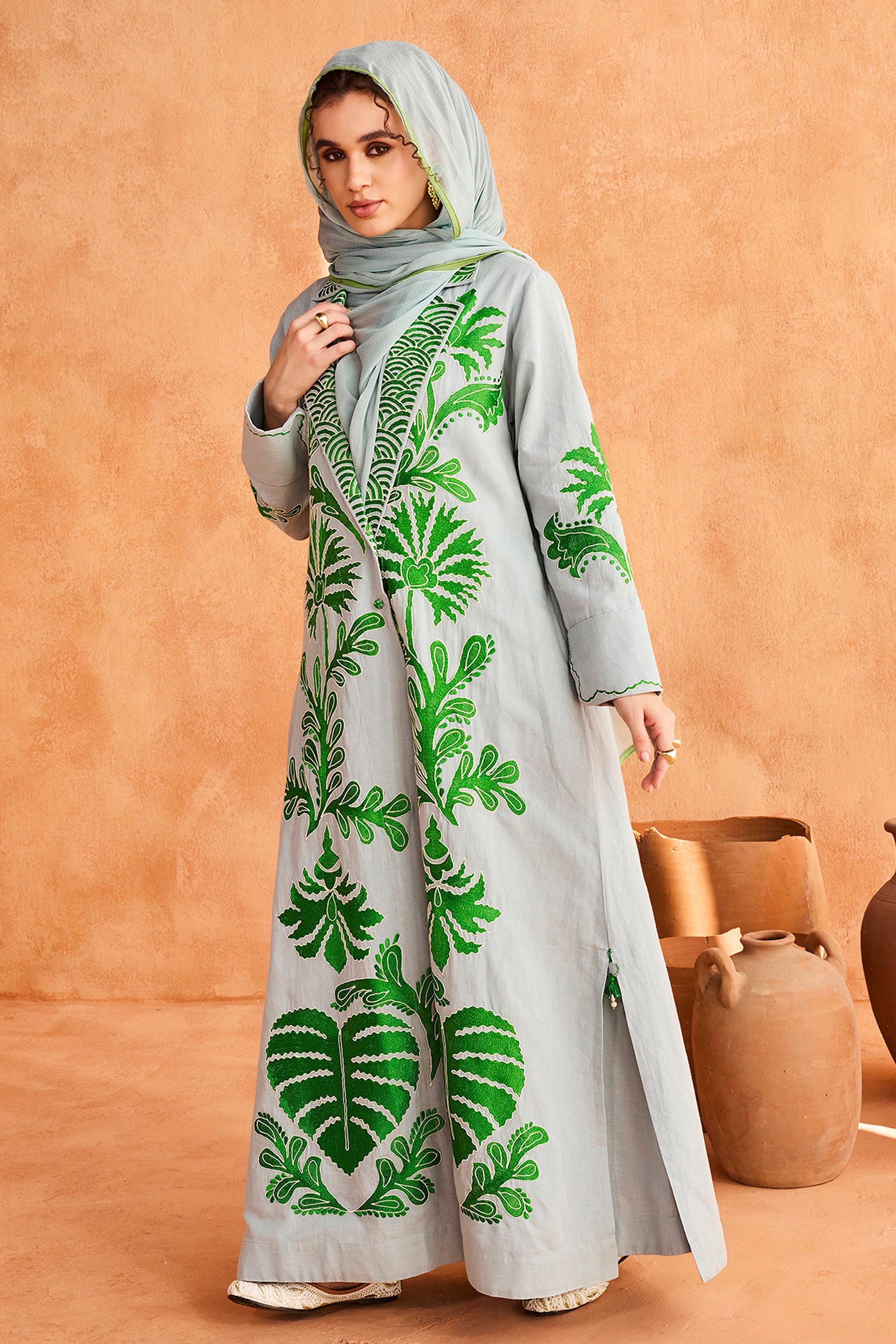 Saadia Embroidered Abaya