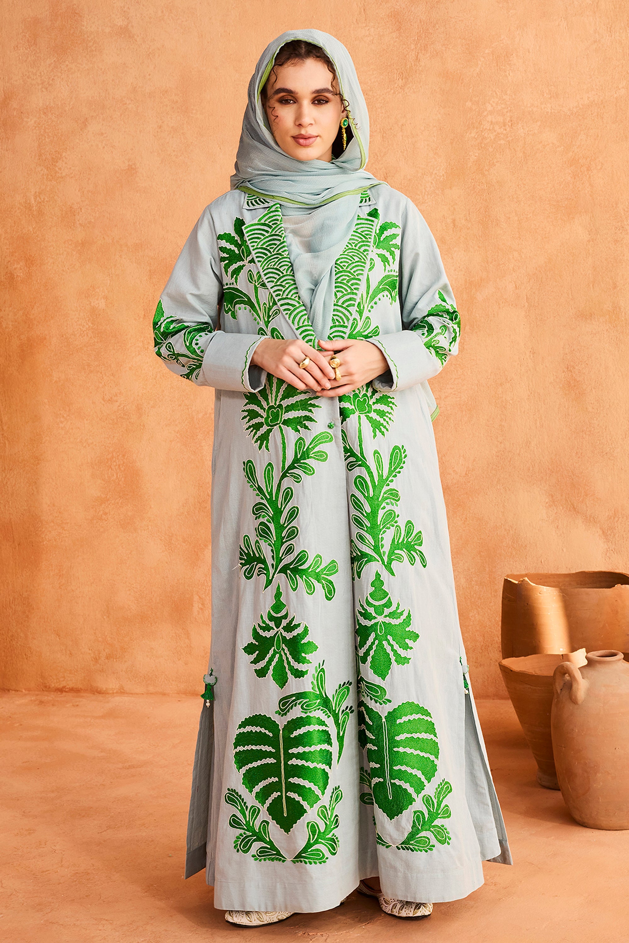 Saadia Embroidered Abaya