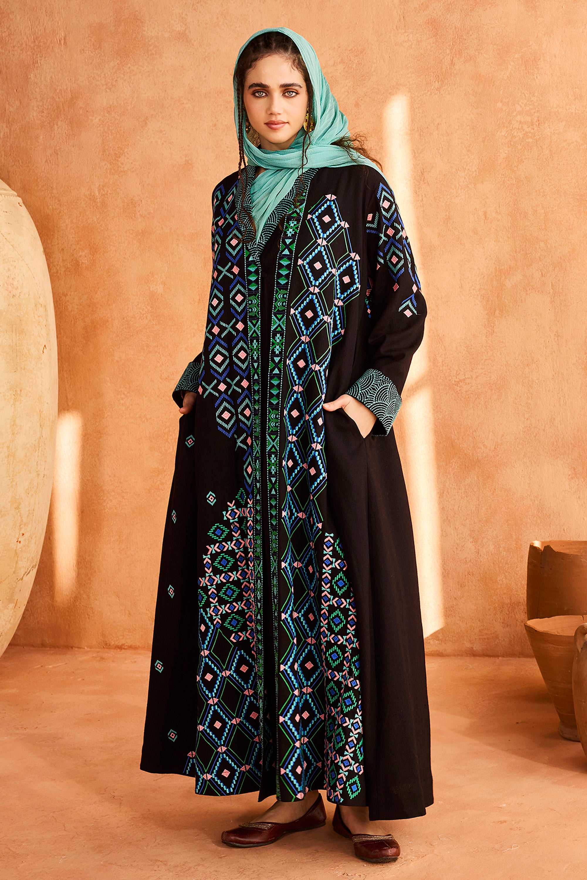 Rabiya Embroidered Abaya