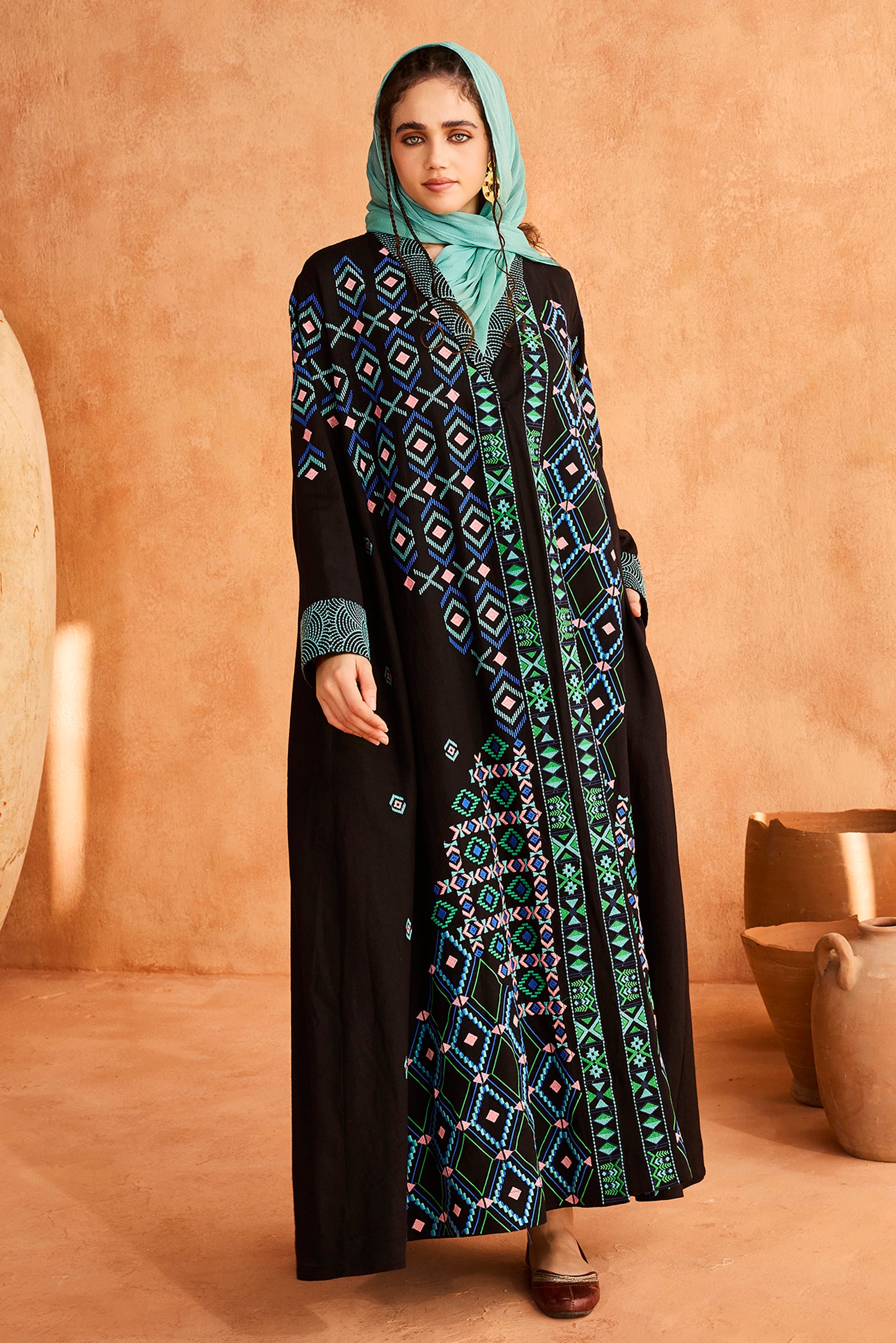 Rabiya Embroidered Abaya