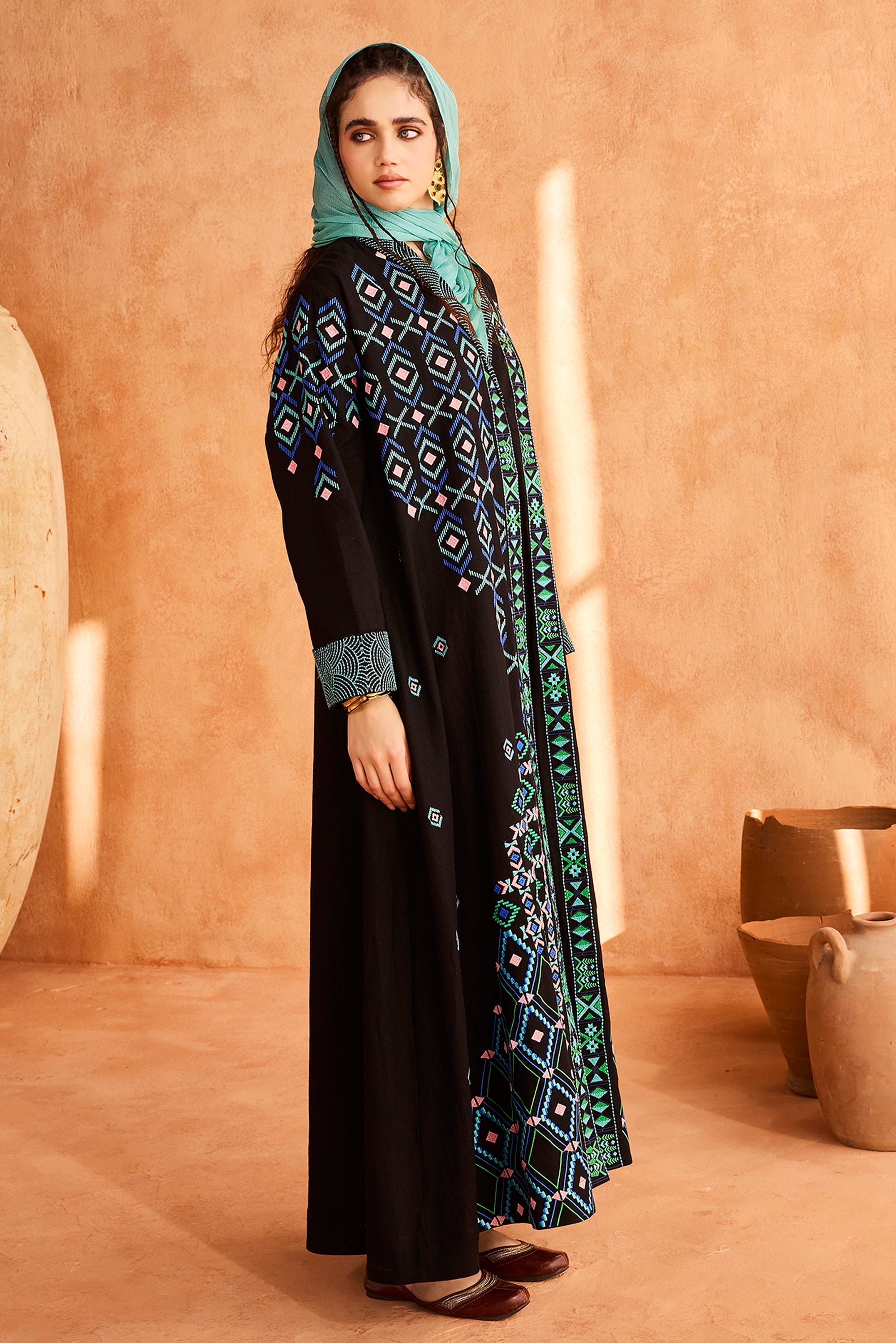 Rabiya Embroidered Abaya