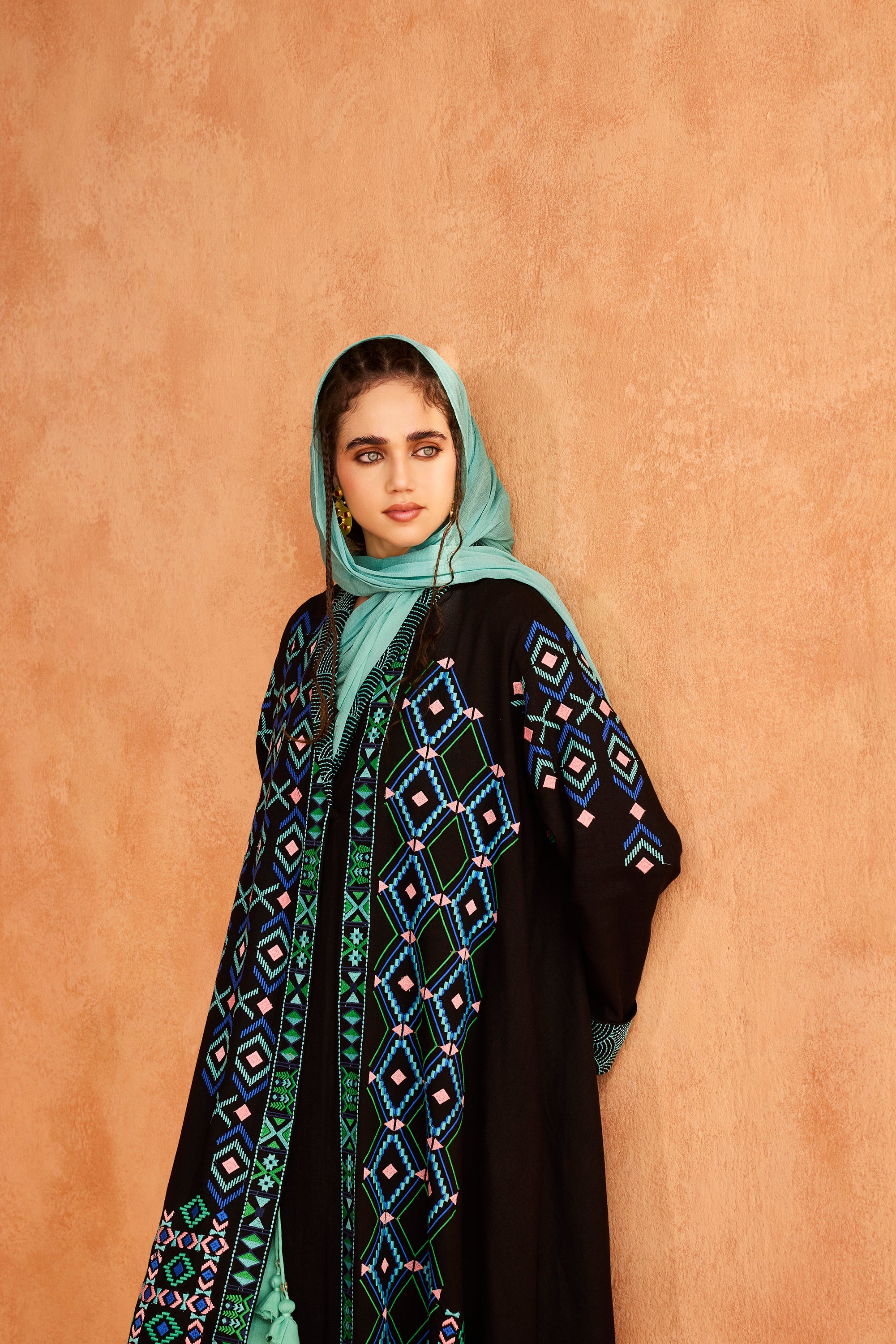 Rabiya Embroidered Abaya