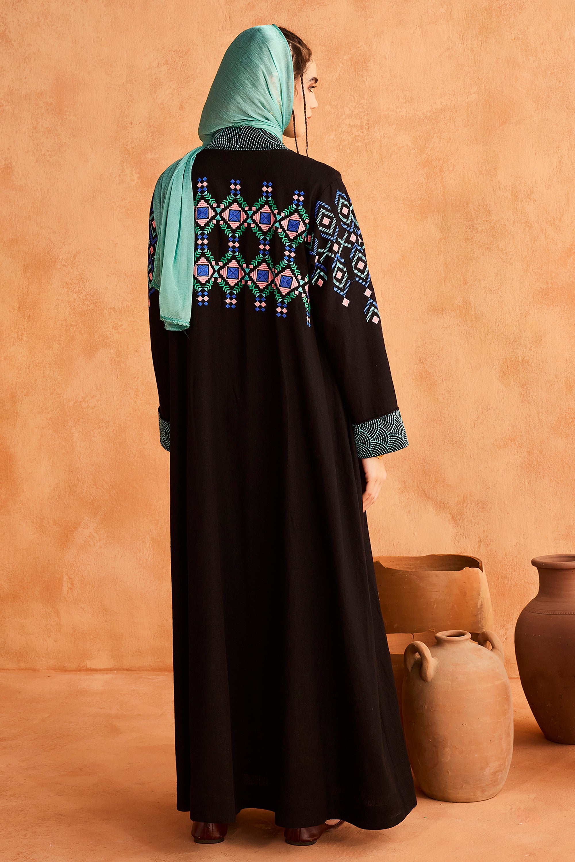 Rabiya Embroidered Abaya