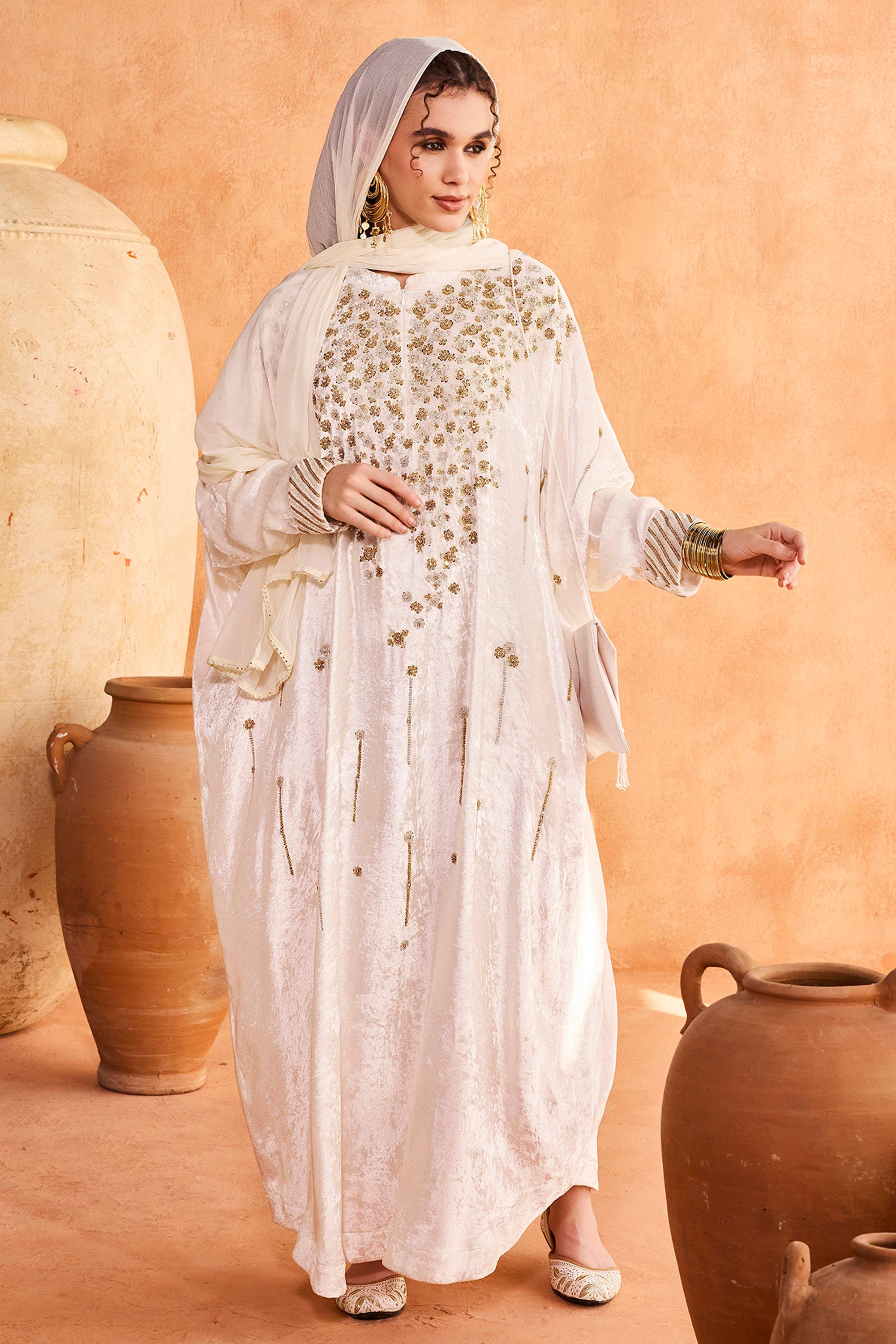 Zina Jalabiya with Embellishment