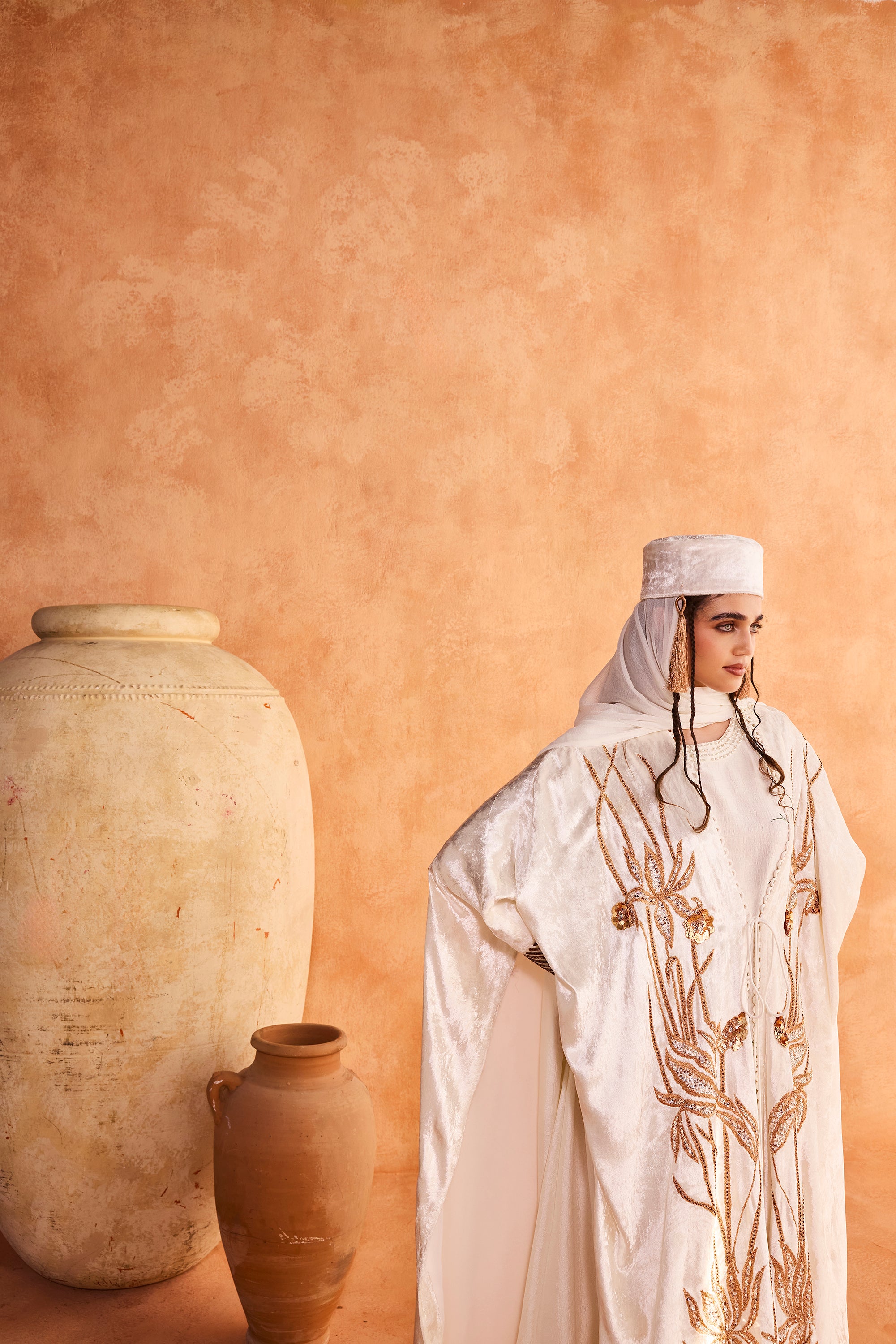 Ayyan Embroidered Cape with Embellishment